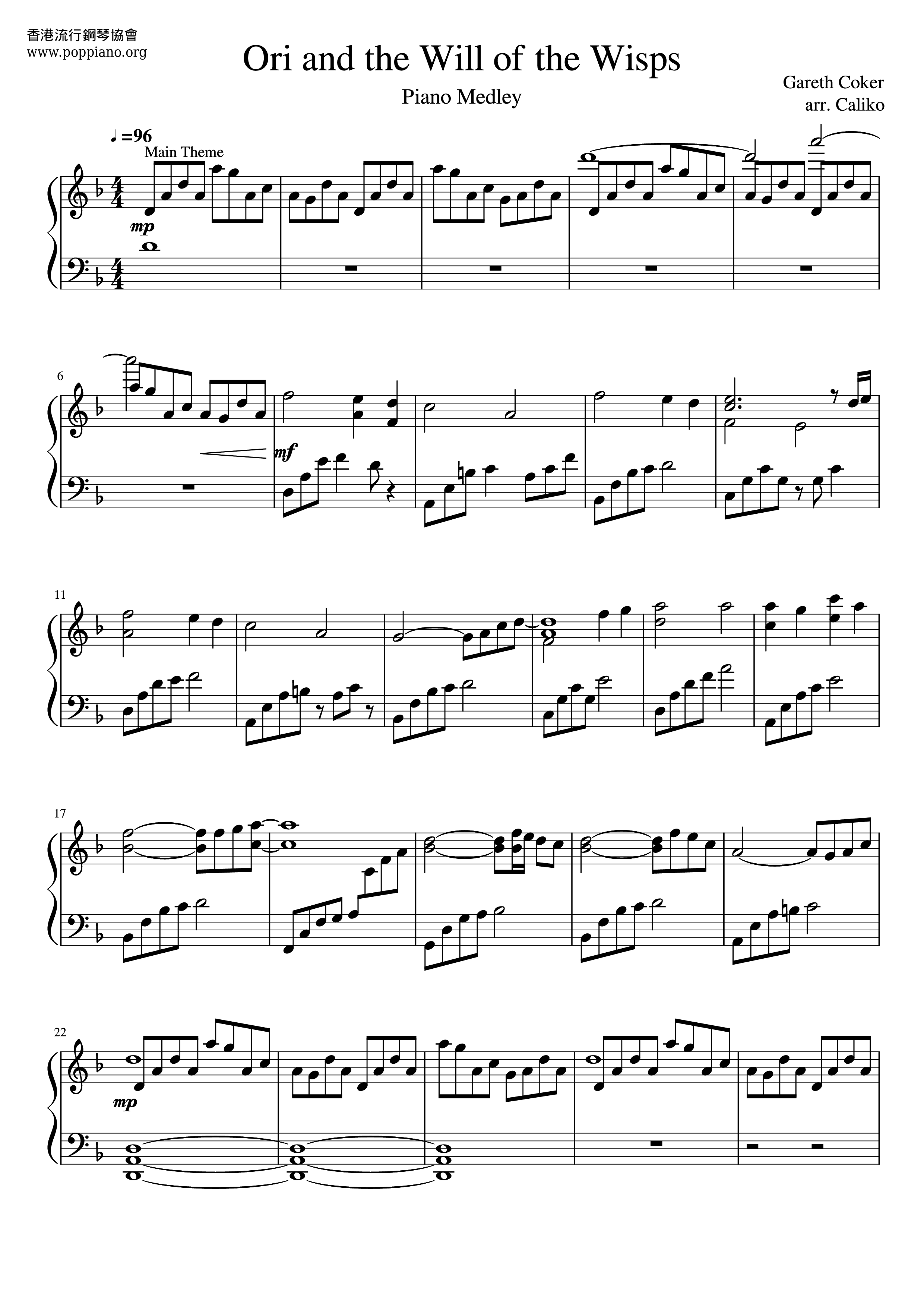 Ori And The Will Of The Wisps Score