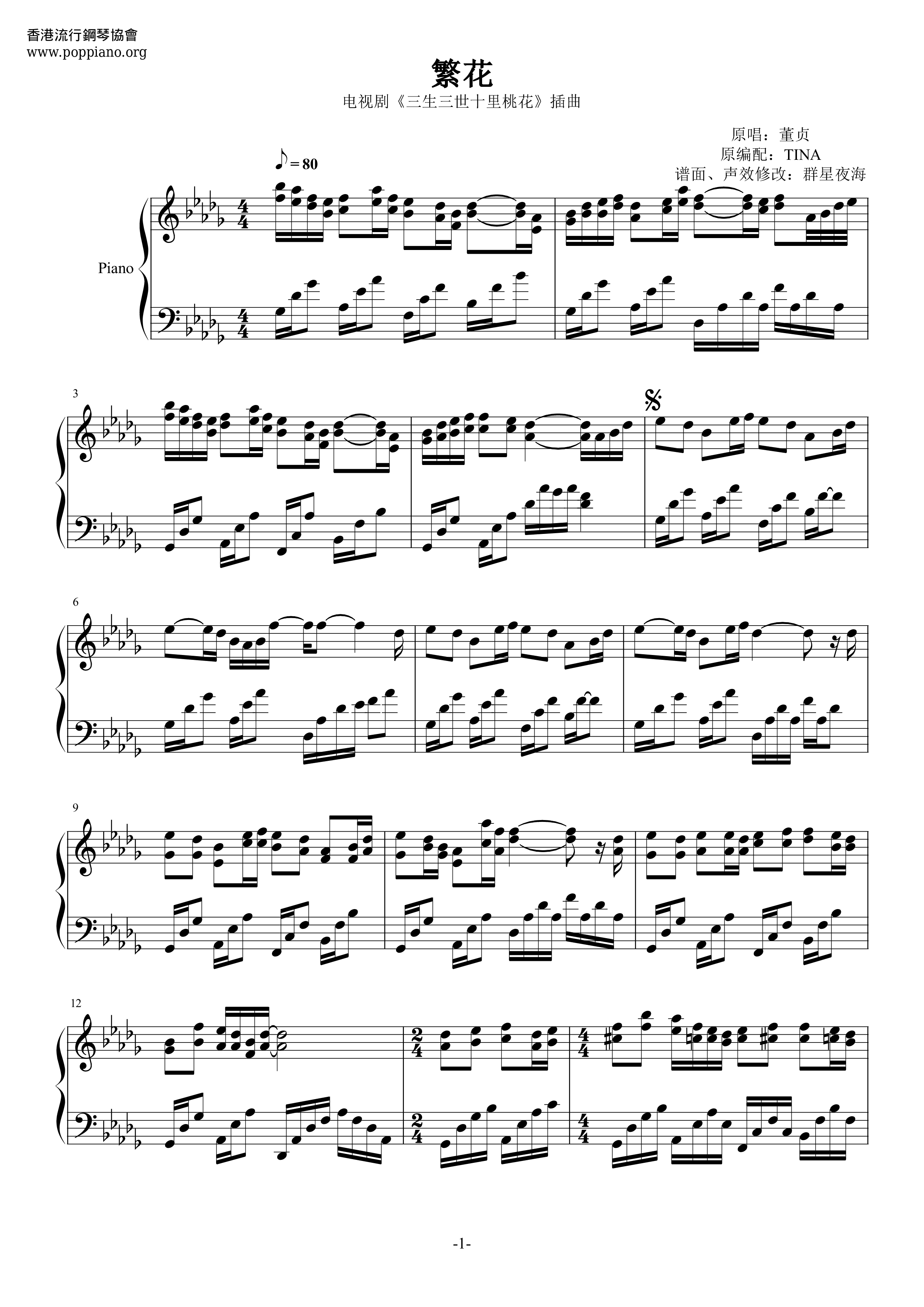Fanhua Score