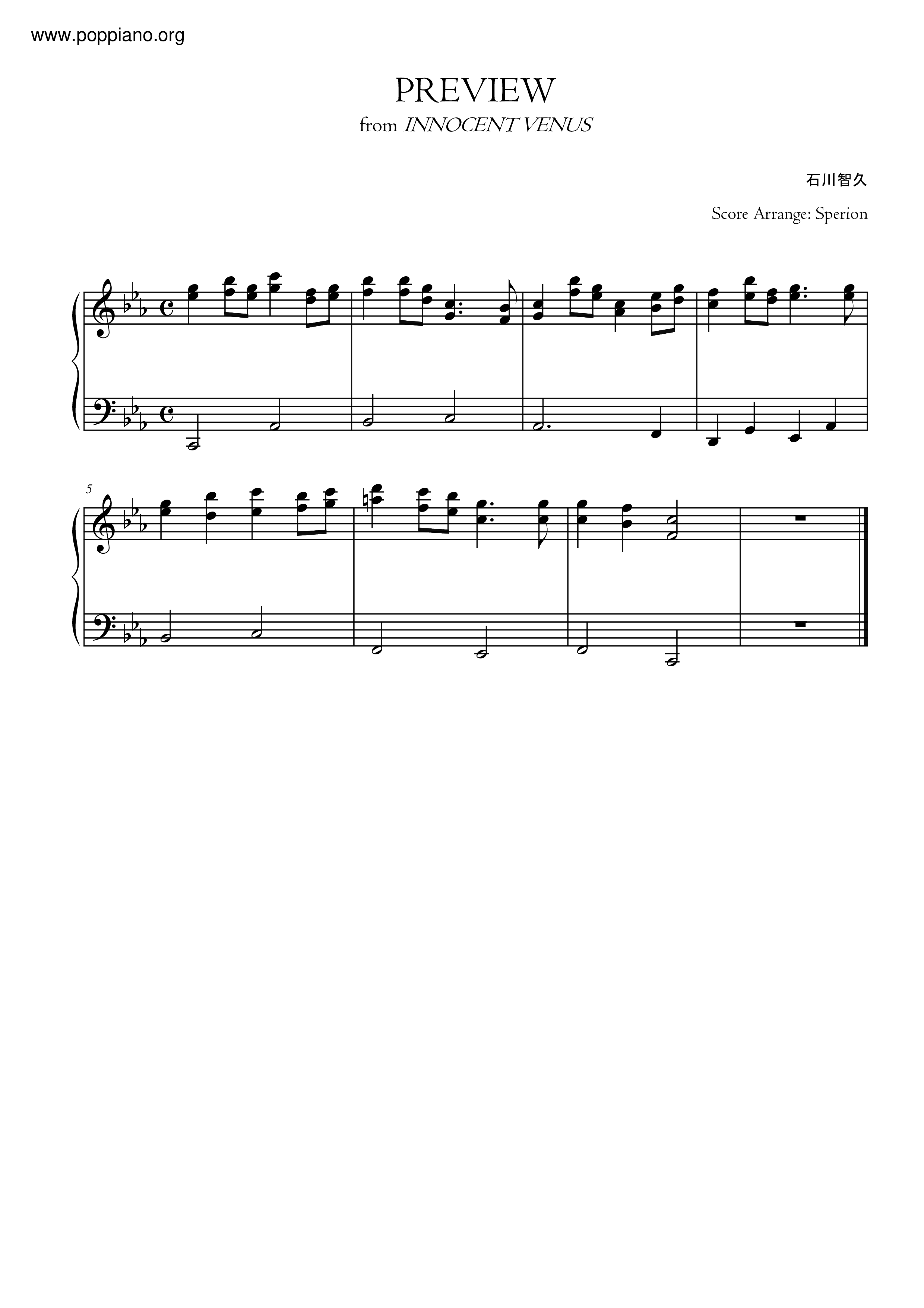 Preview Score