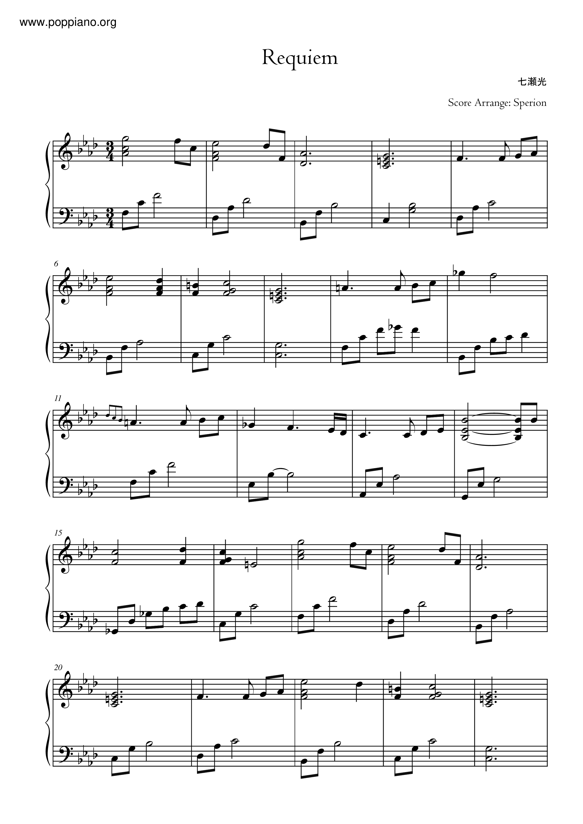 Requiem Score