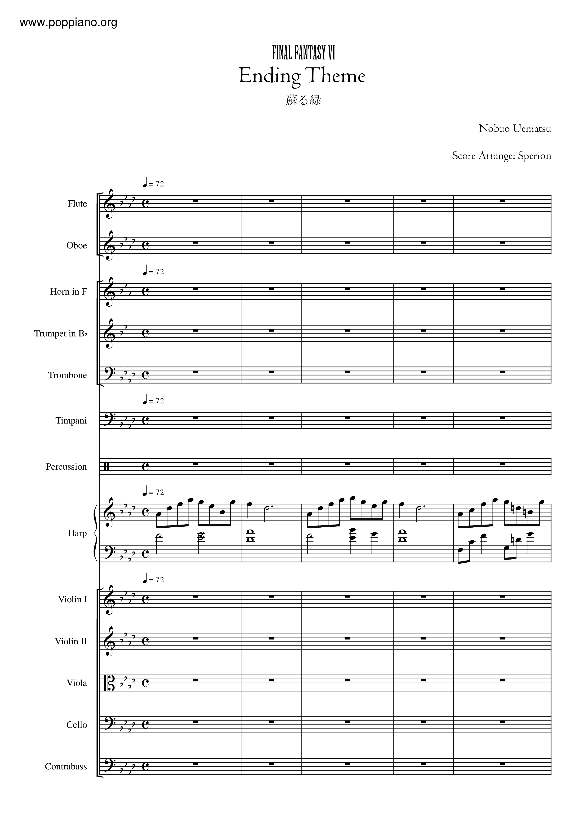 Ending Theme Score