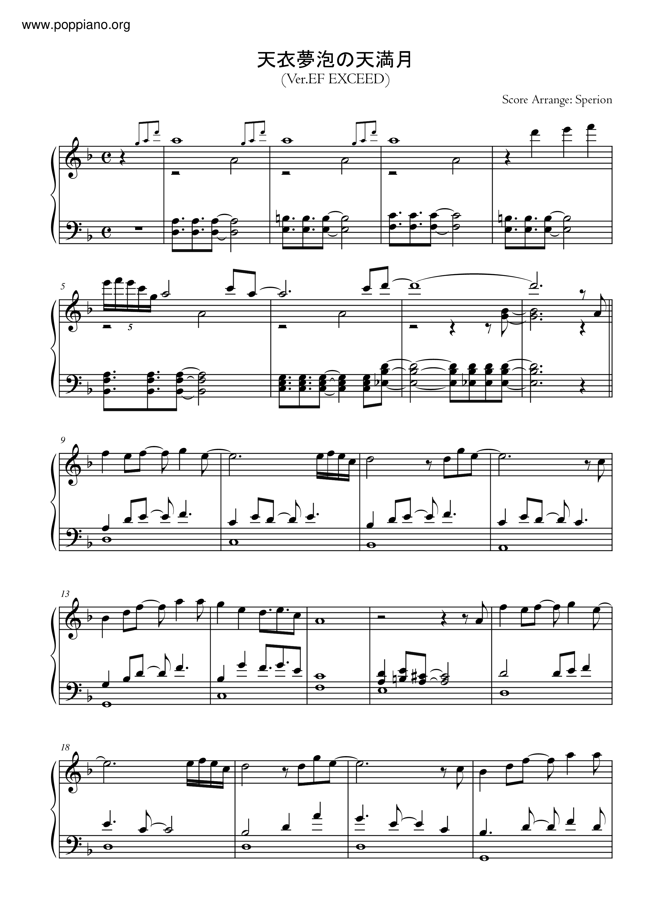 Tenmatsuki Of Tengi Yume Awa Score