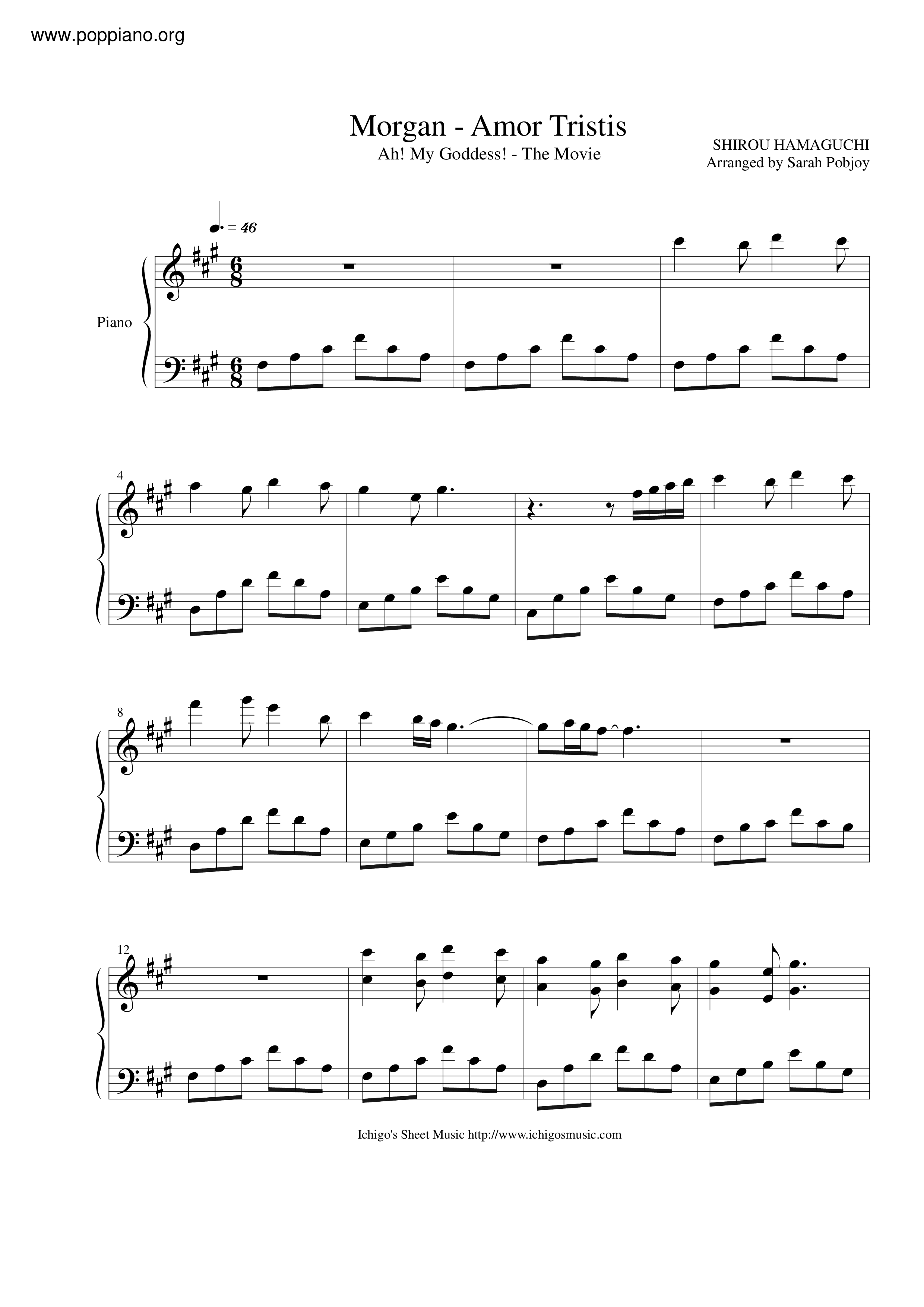Morgan - Amor Tristis Score