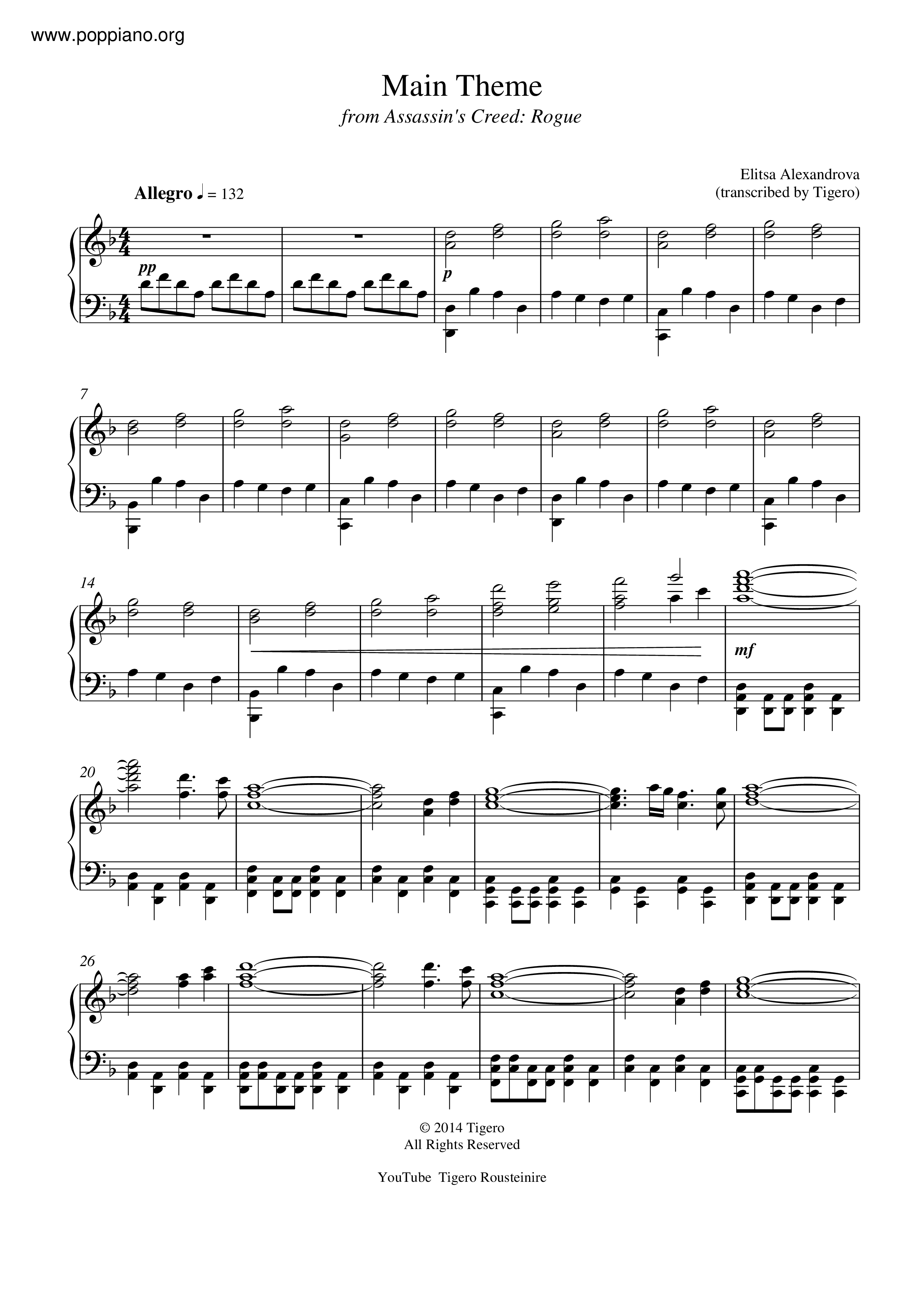 Main Theme Score