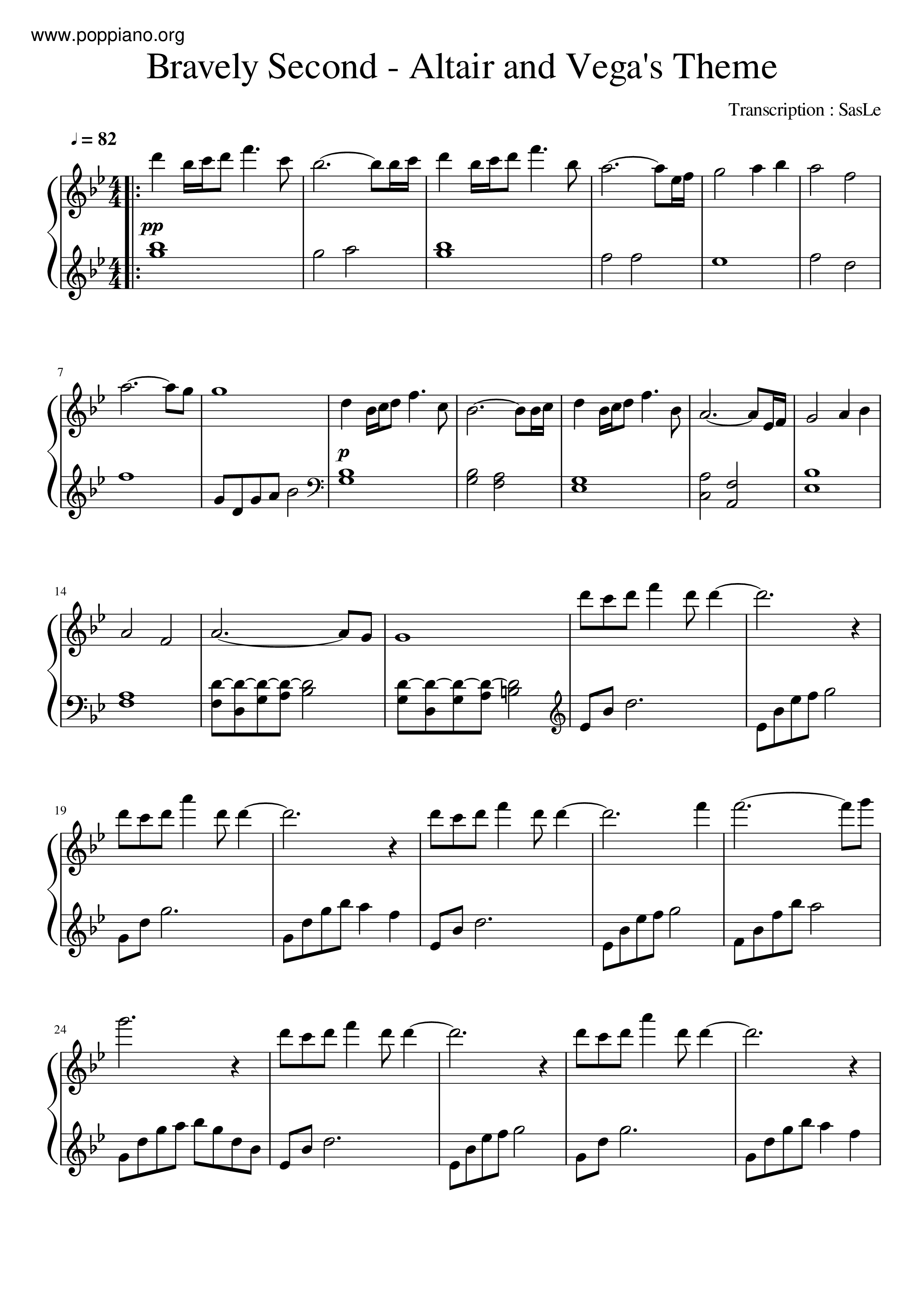 Altair And Vega's Theme Score