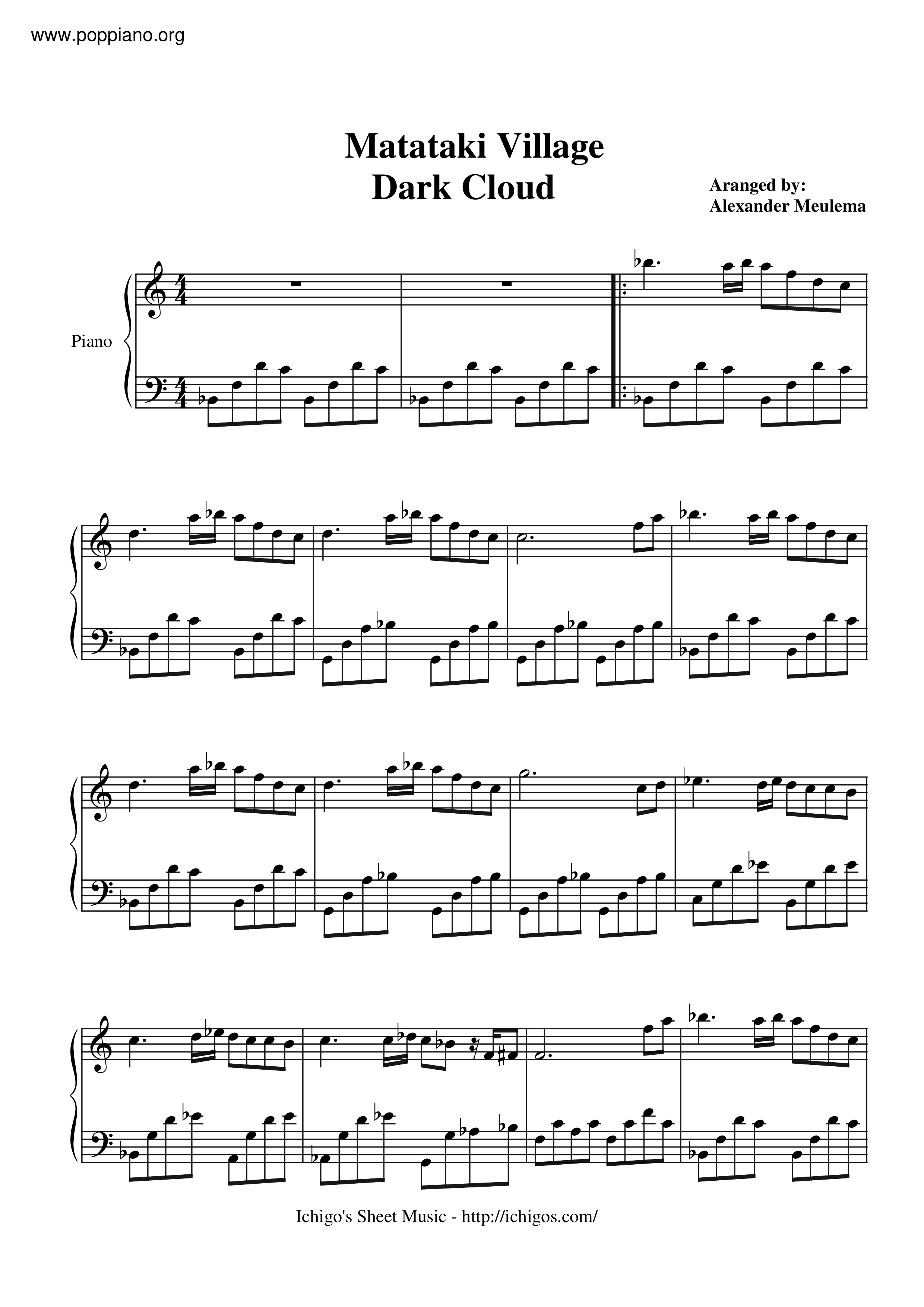 Matataki Village Score