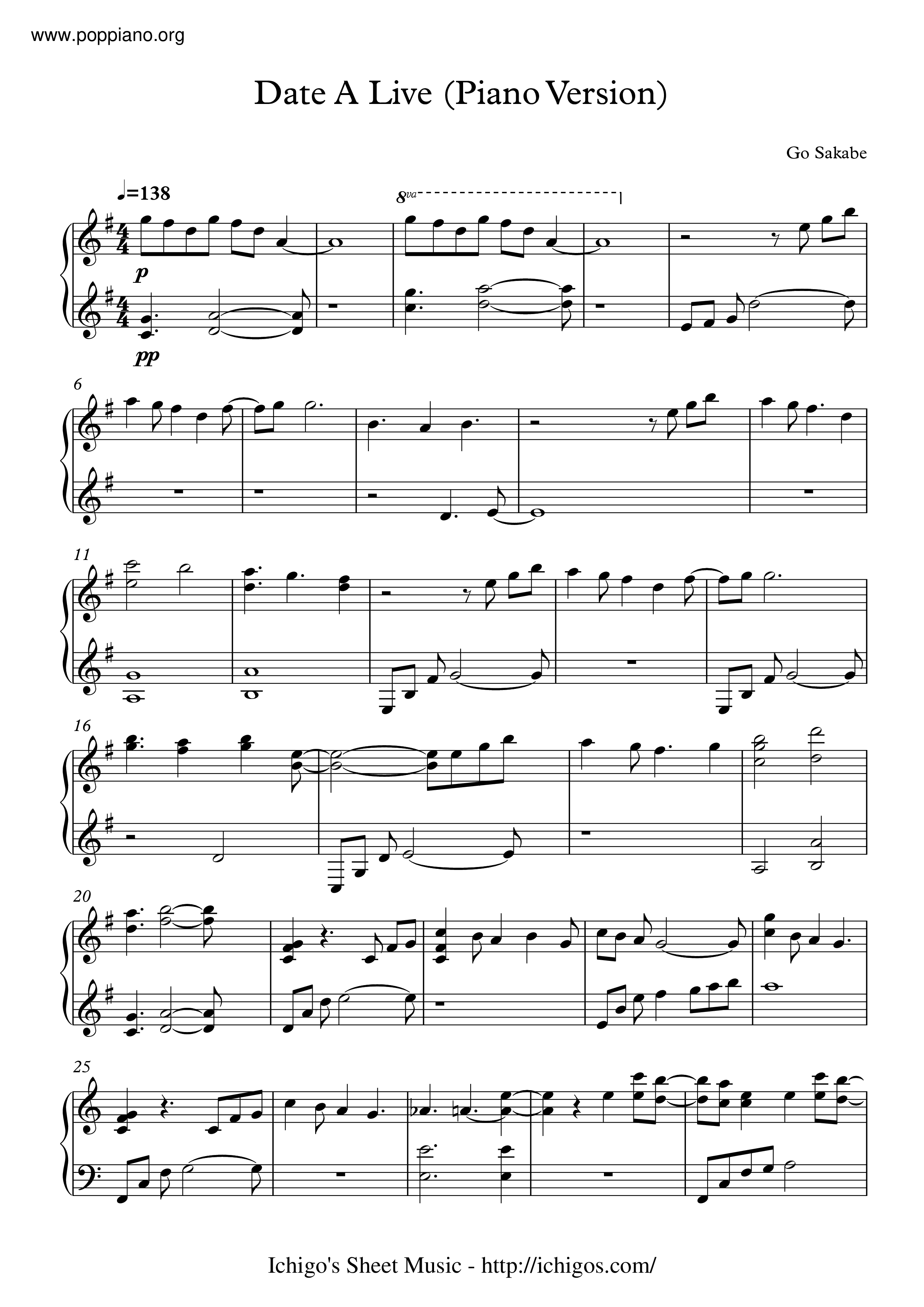 Date A Live Score