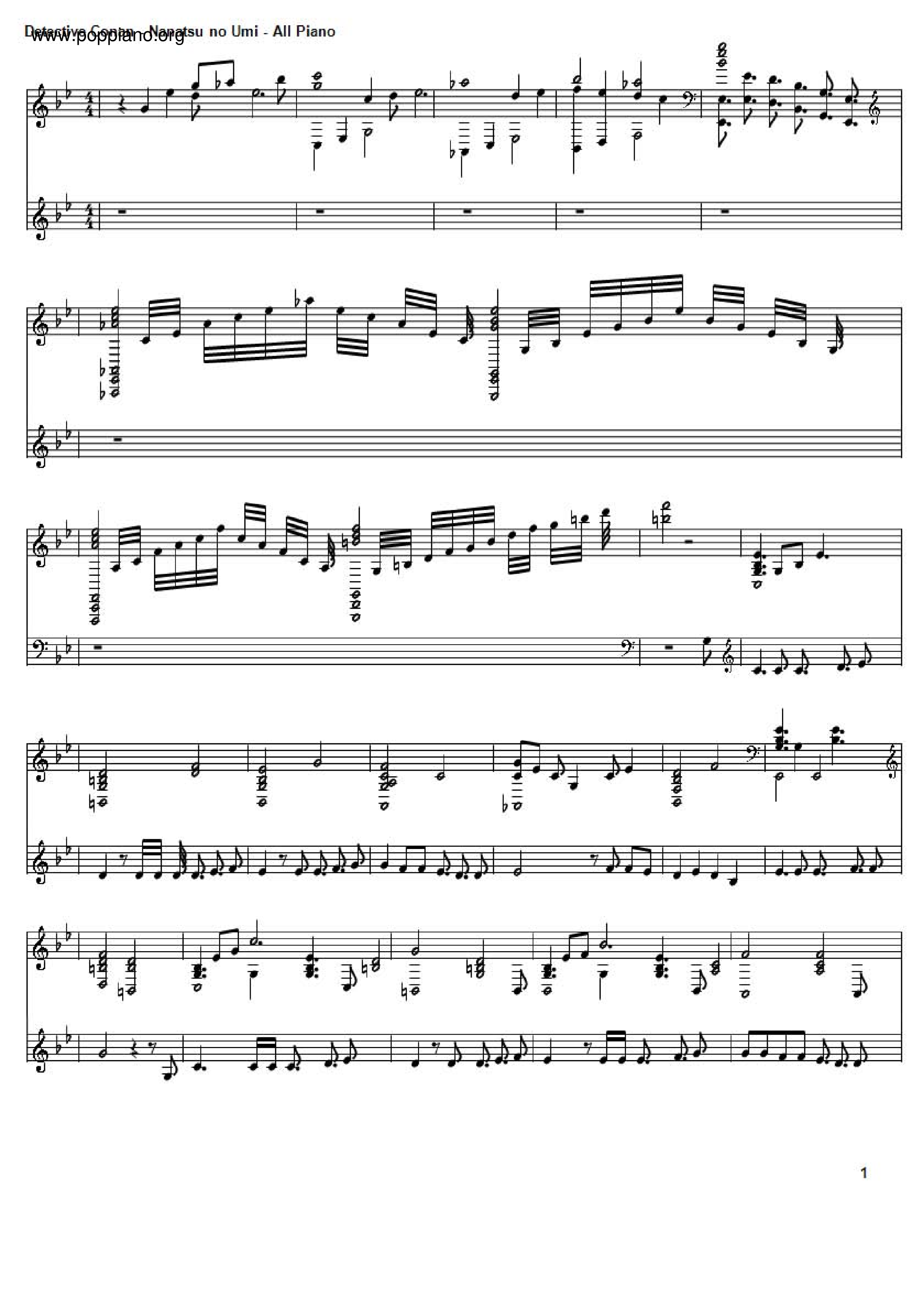 Nanatsu No Umi Score