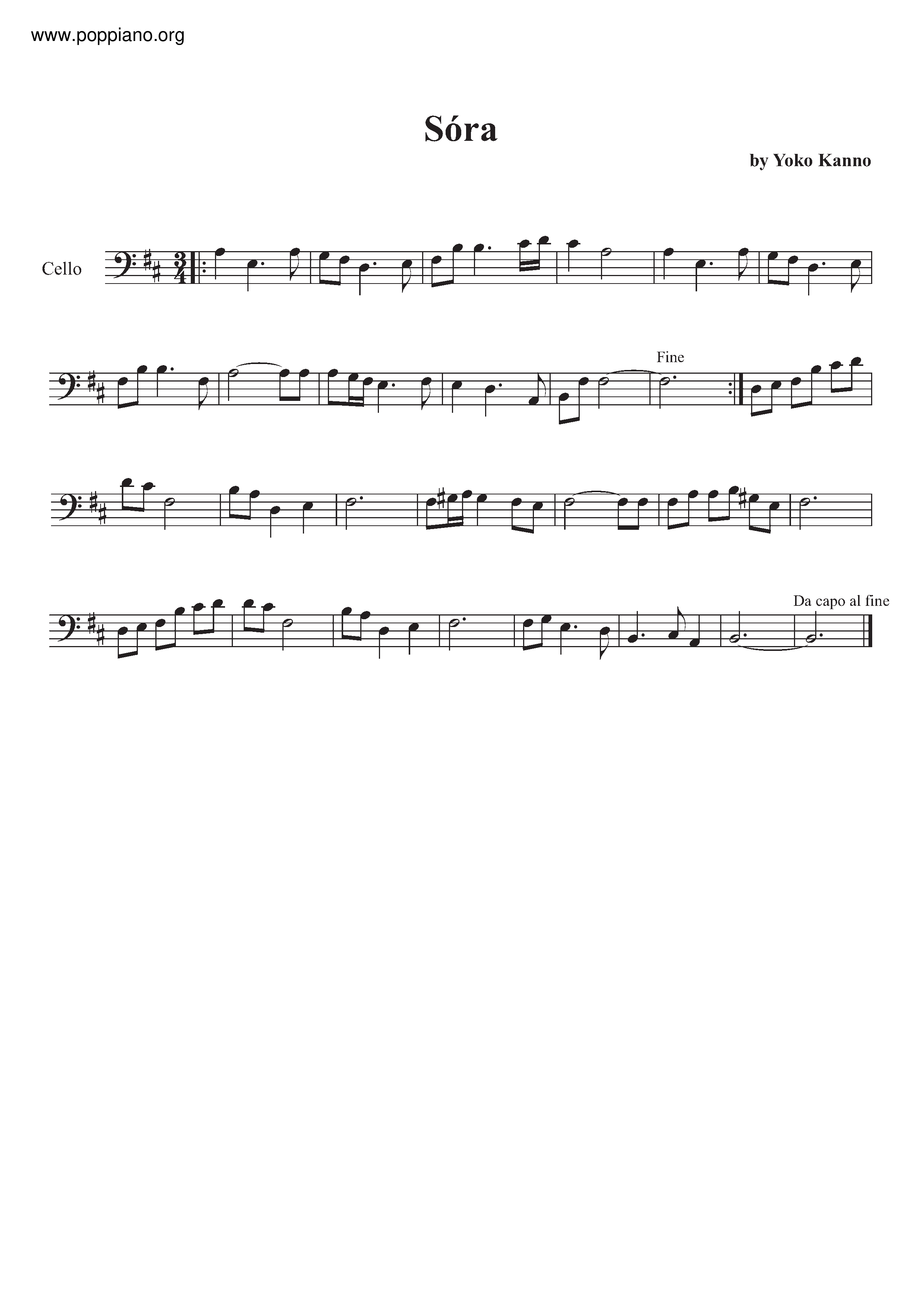 Sora Score