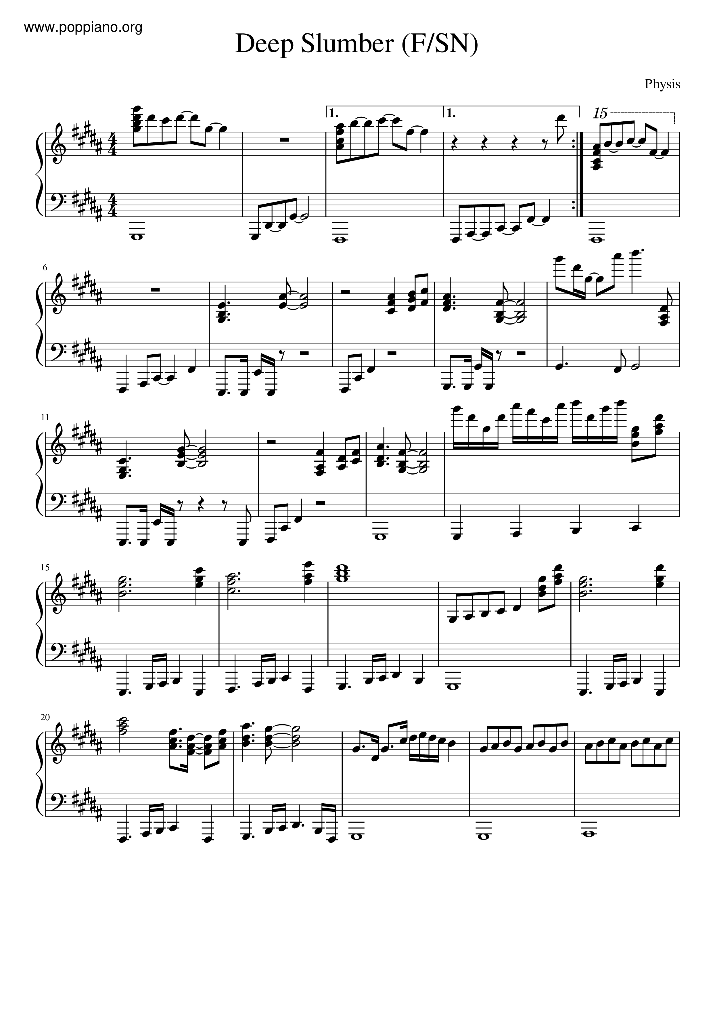 Deep Slumber Score