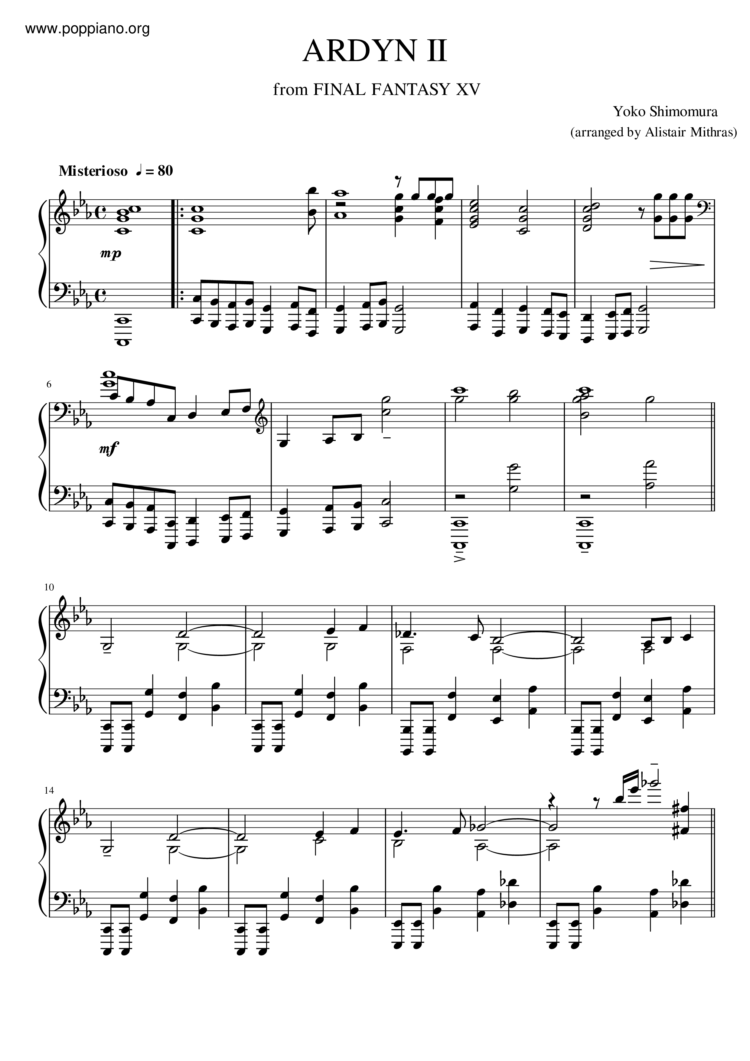 Ardyn Ii Score