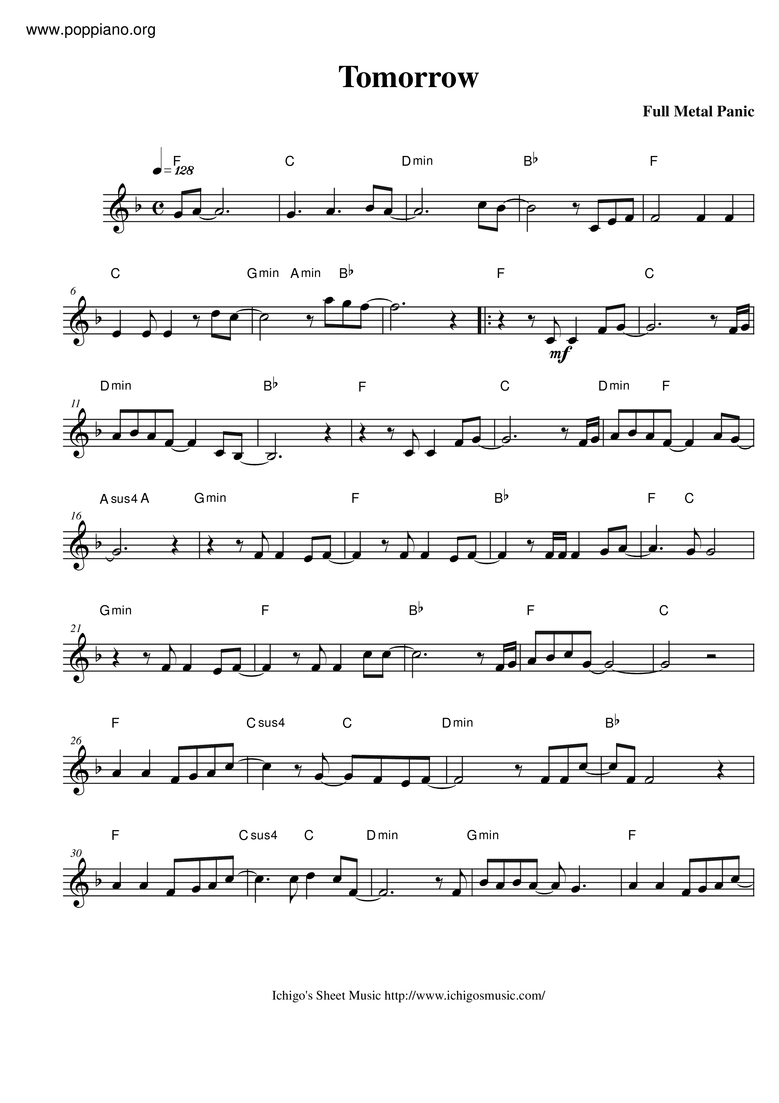 Tomorrow Score