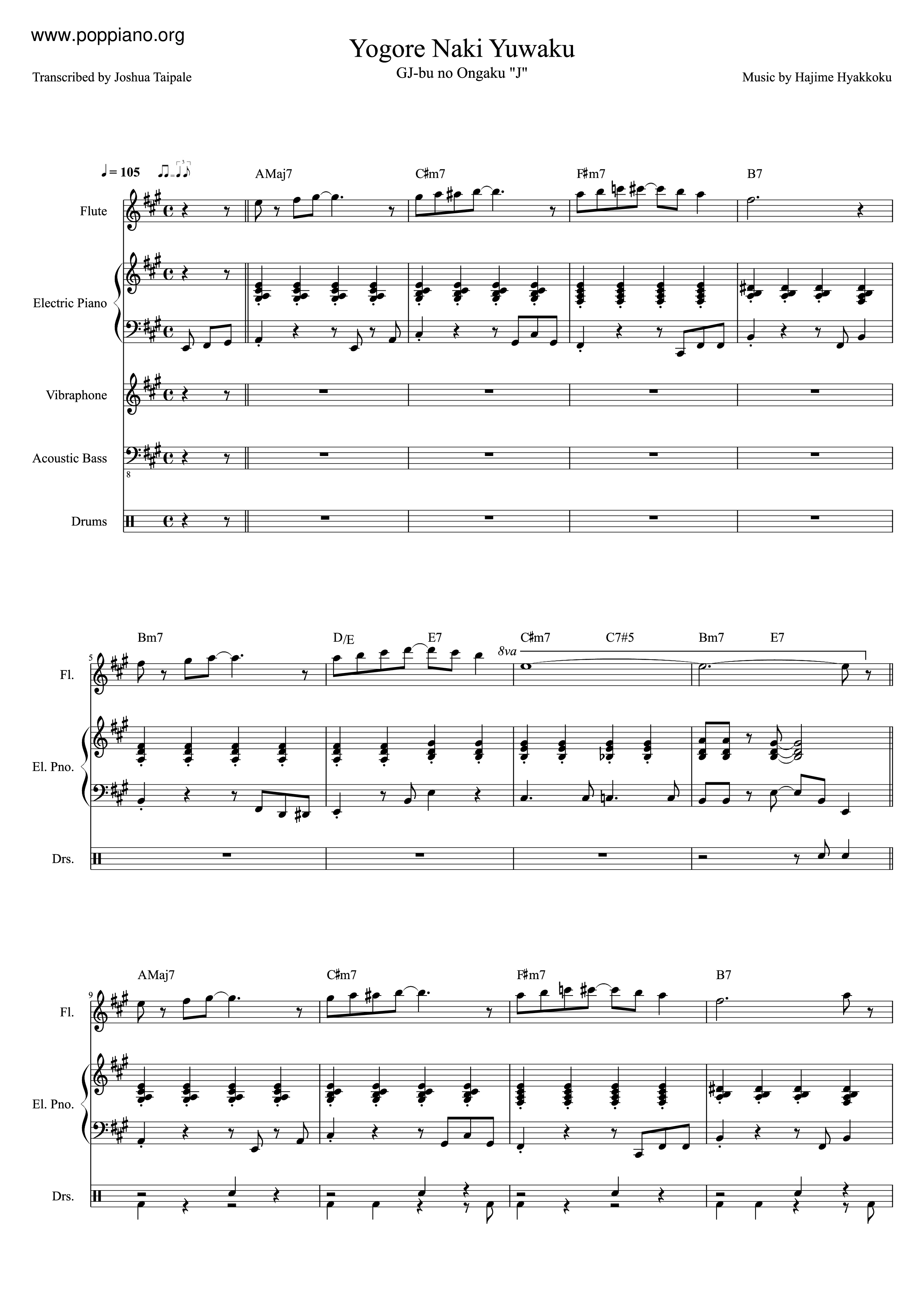 Yogore Naki Yuwaku Score