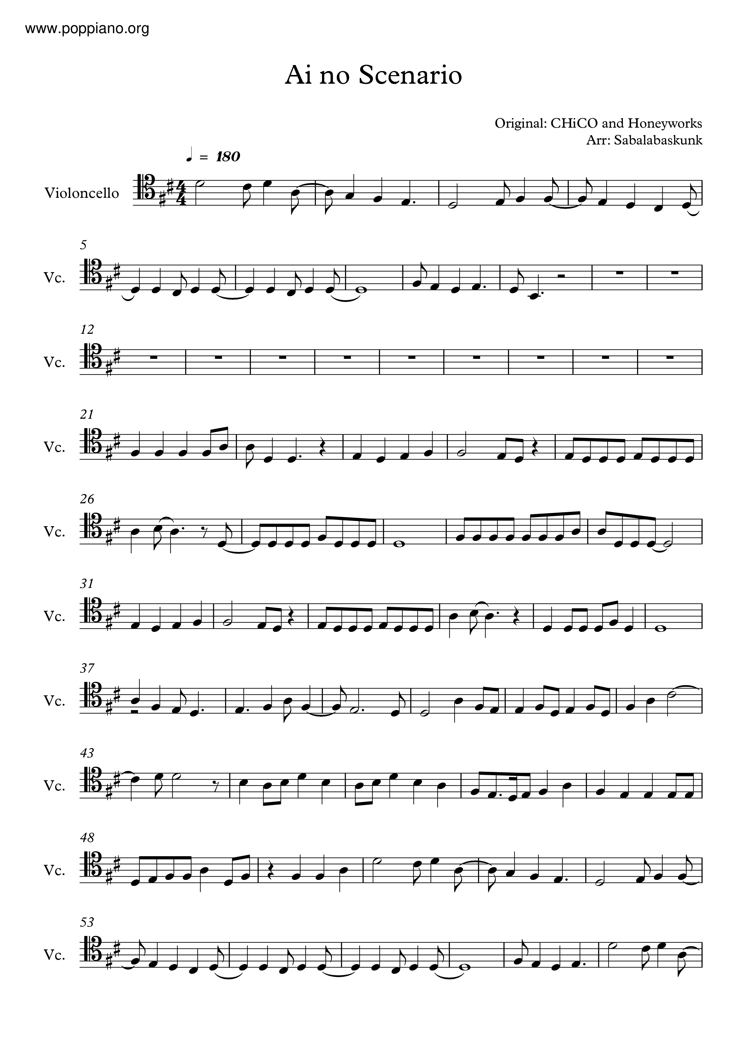 Ai No Scenario Score