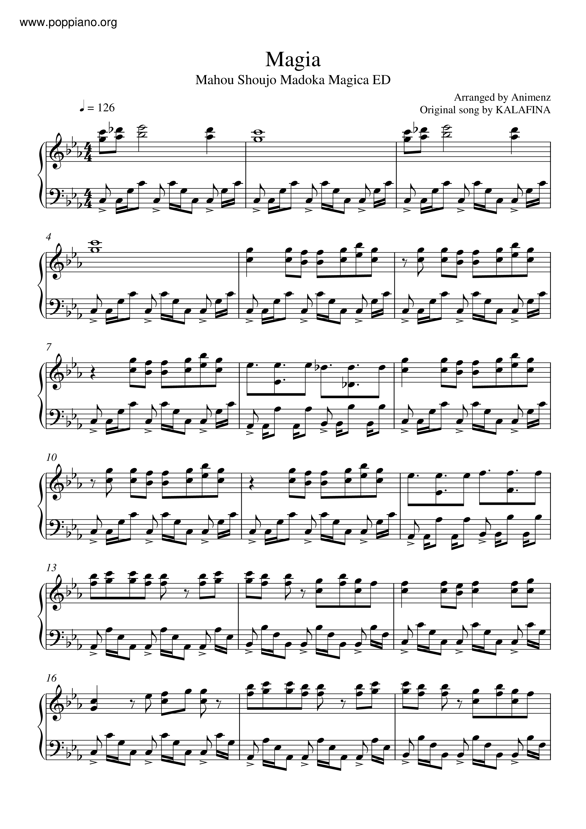 Magia Score