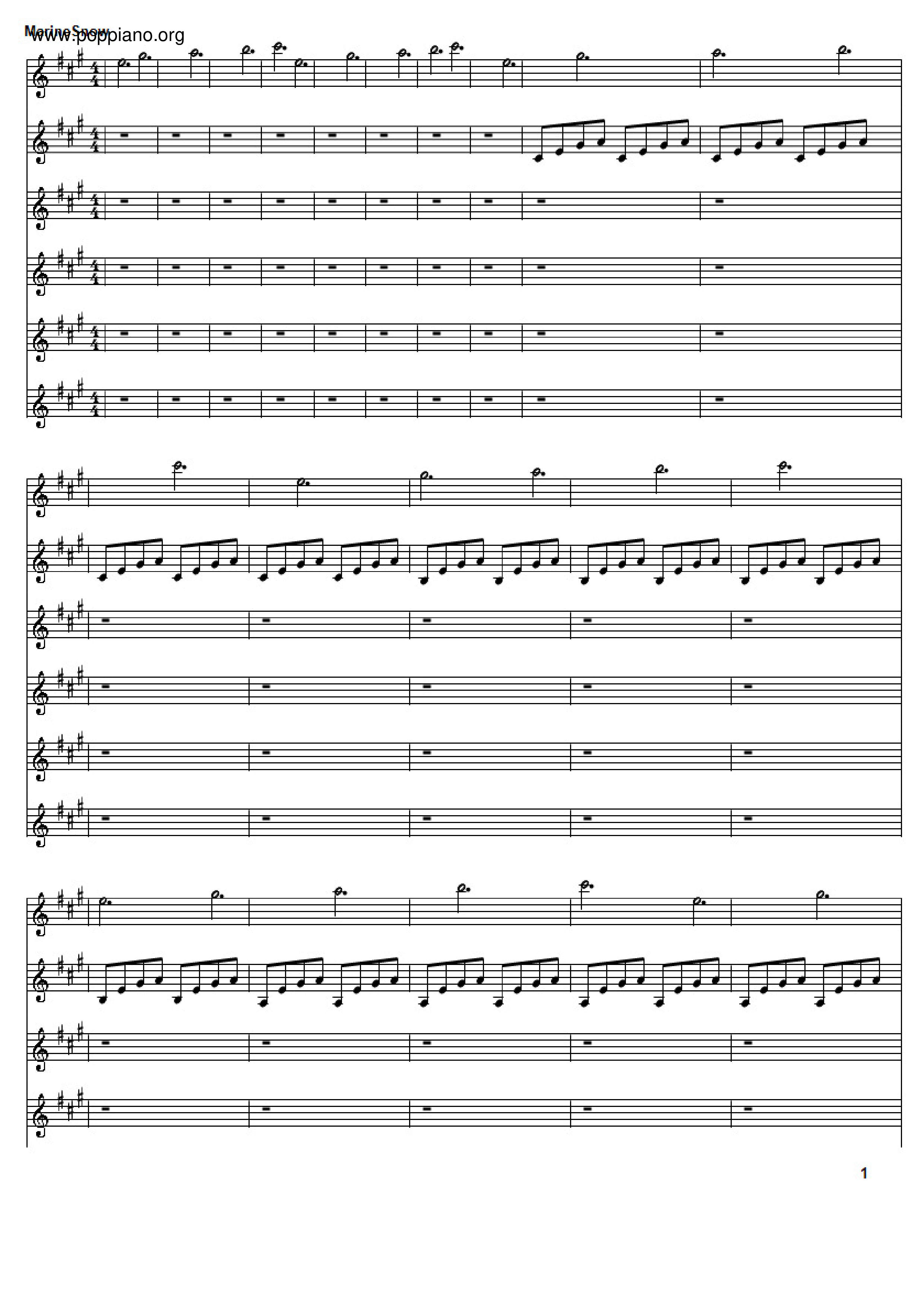 Marine Snow Score