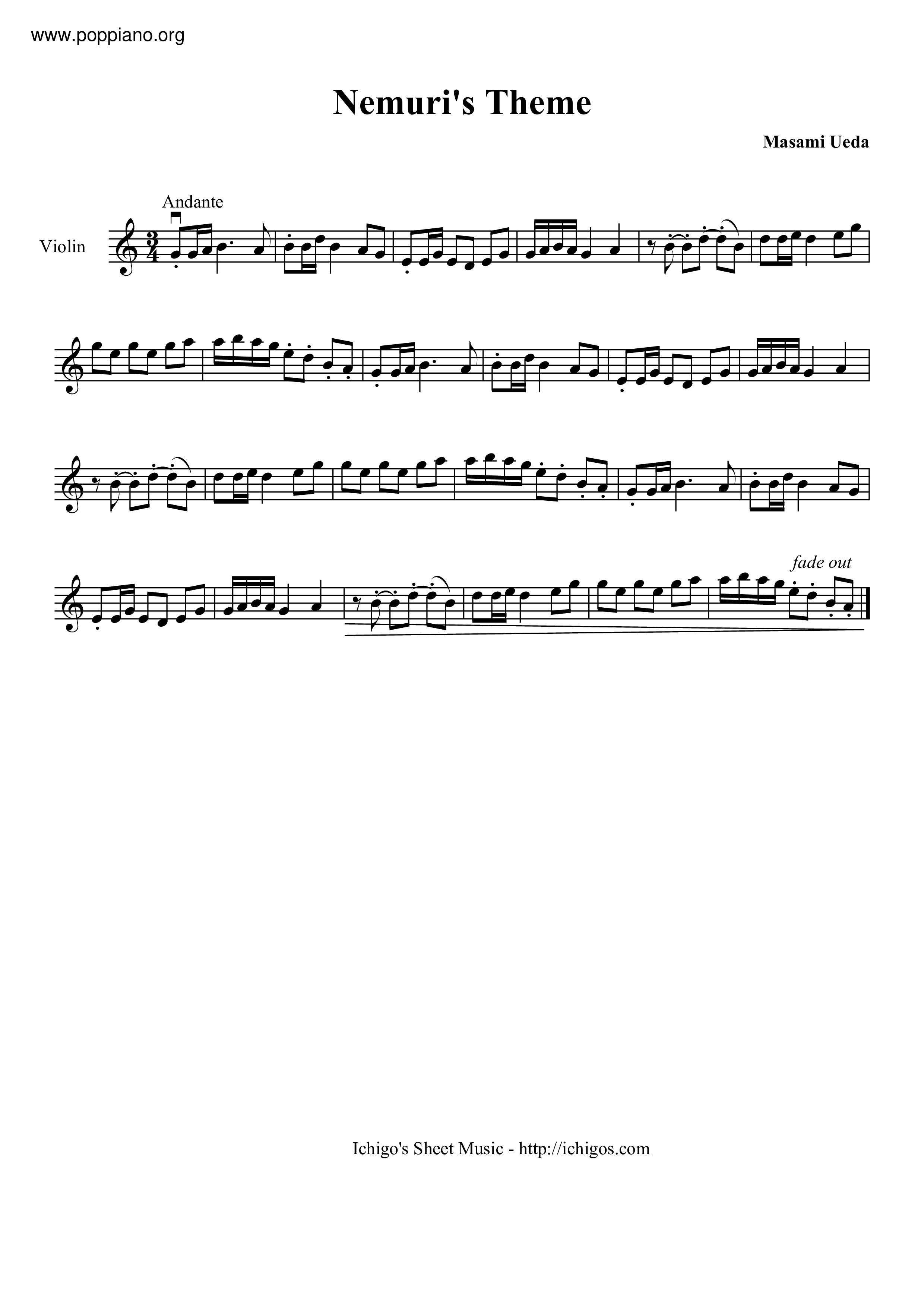 Nemuris Theme Score