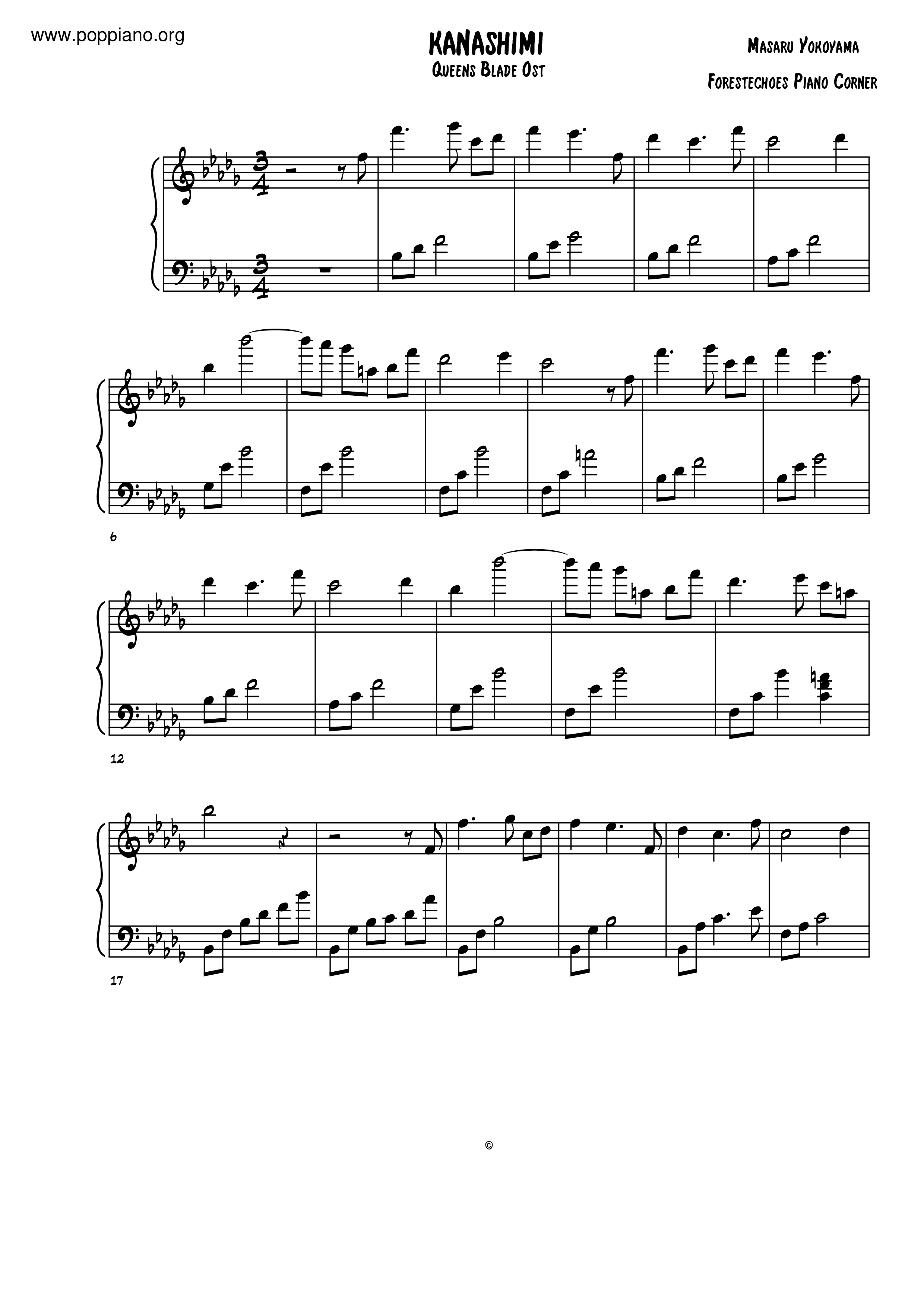 Kanashimi Score