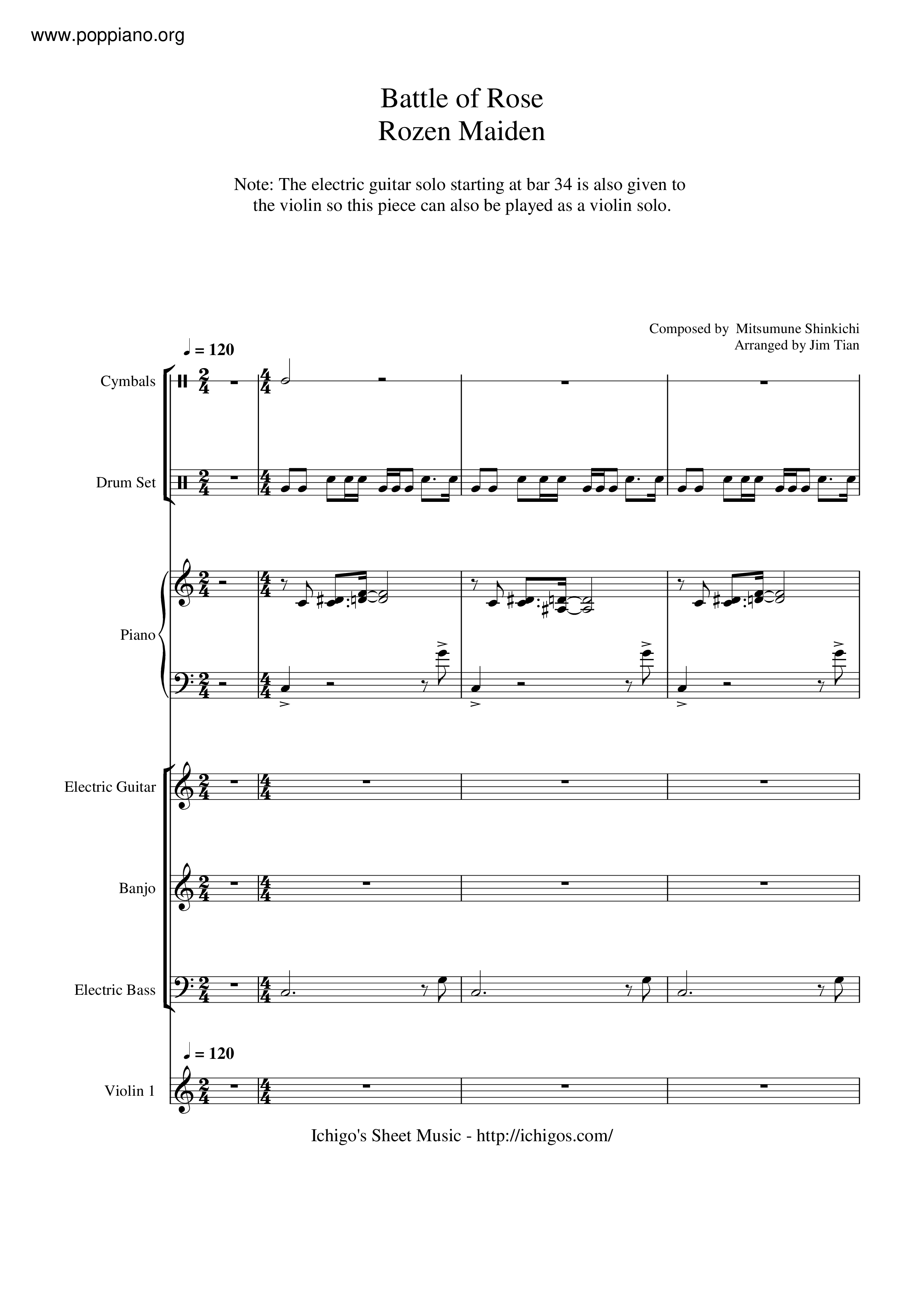 Battle Of Rose Score