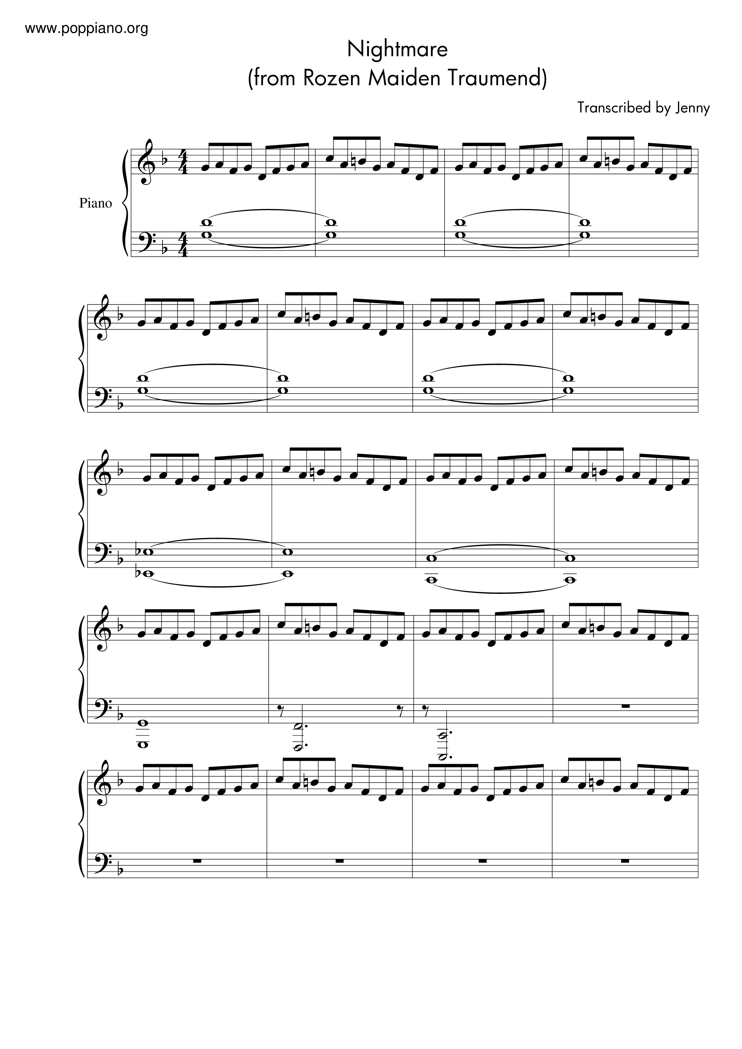Nightmare Score