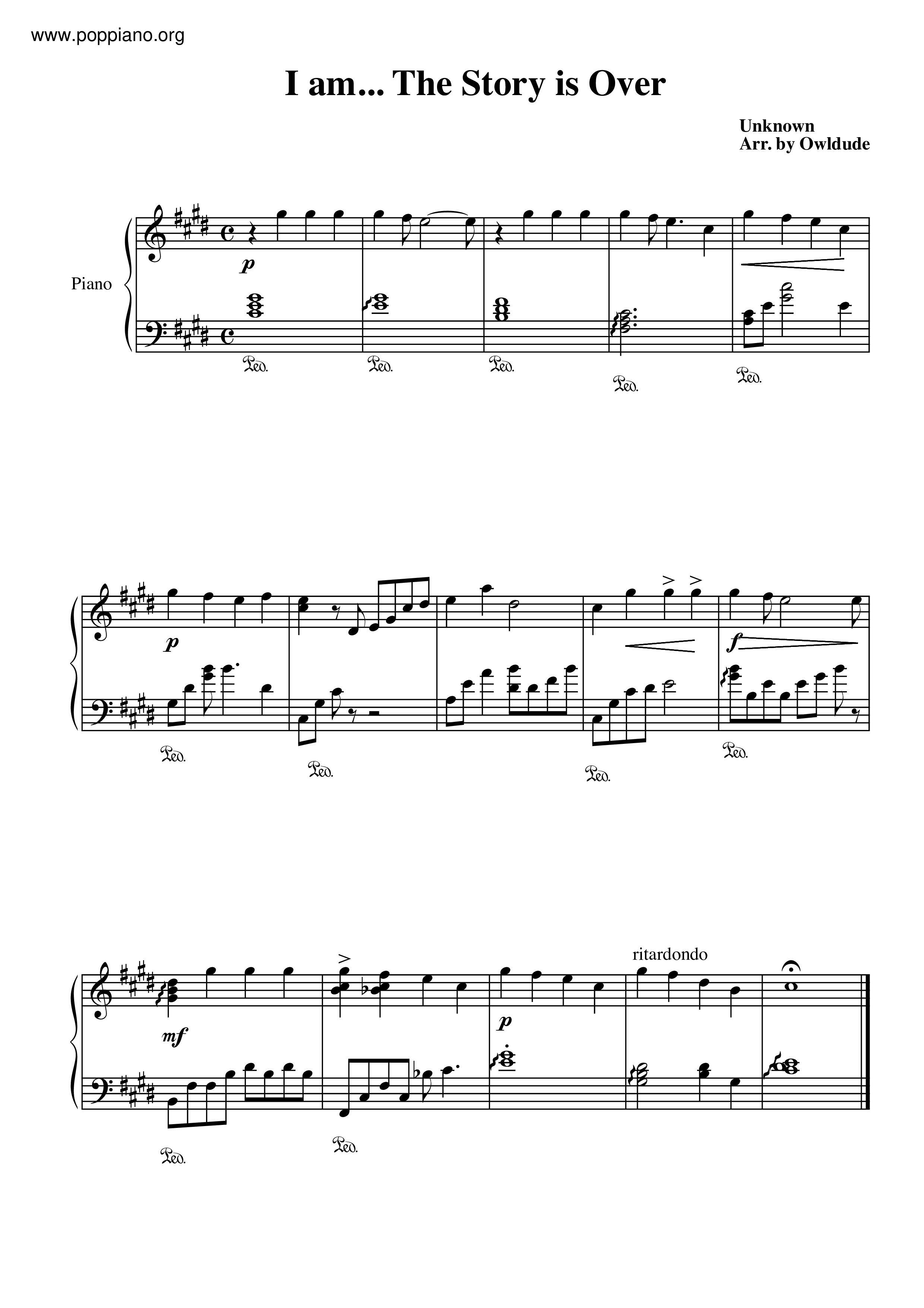 I Am Score