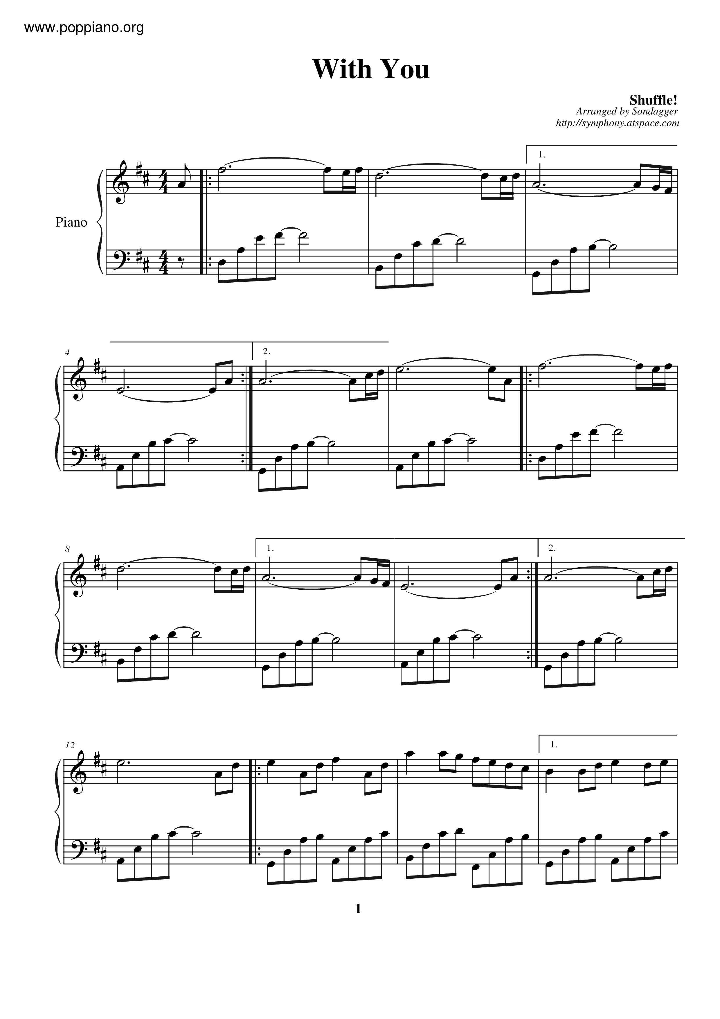 With You Score