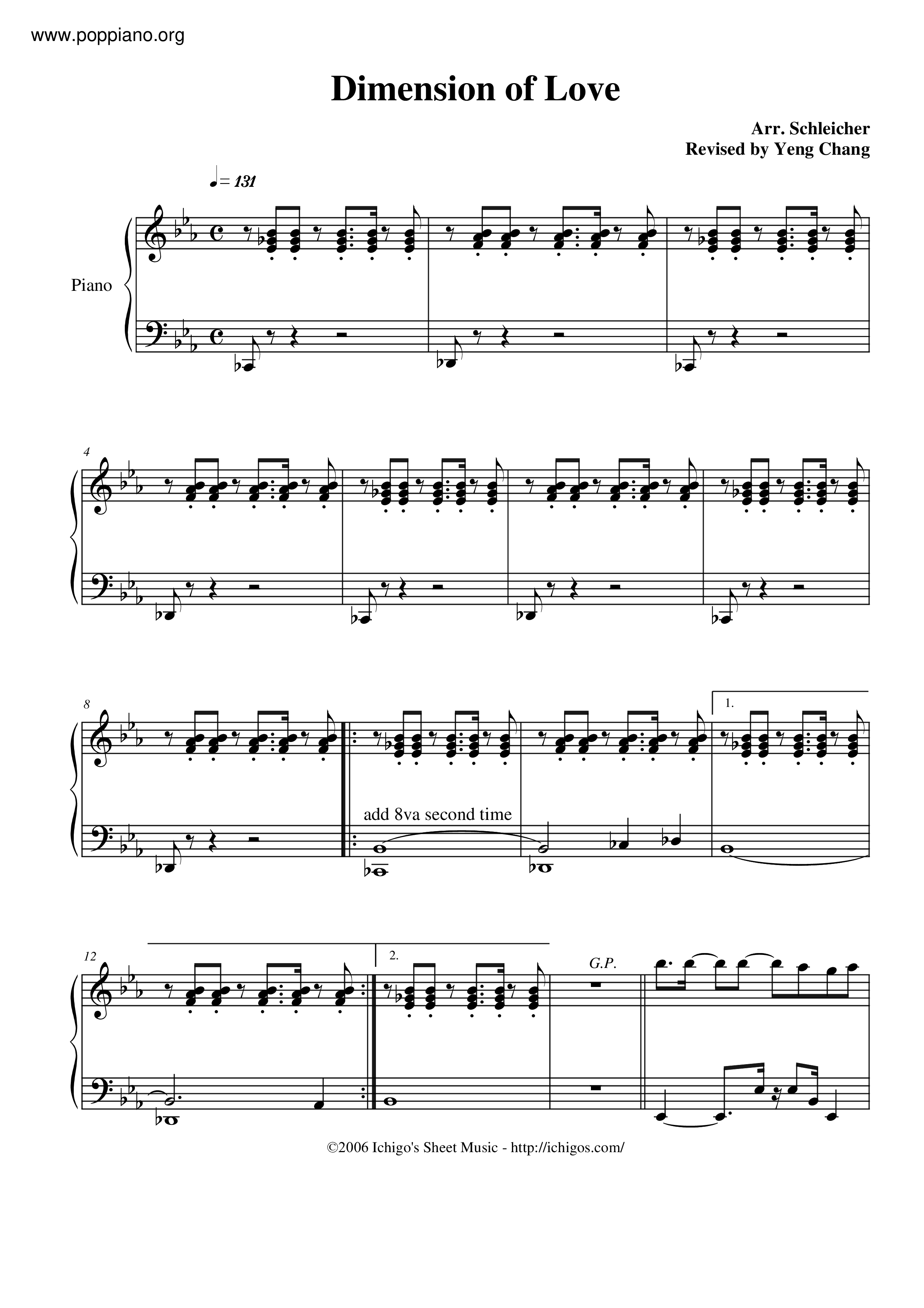 Dimension Of Love Score
