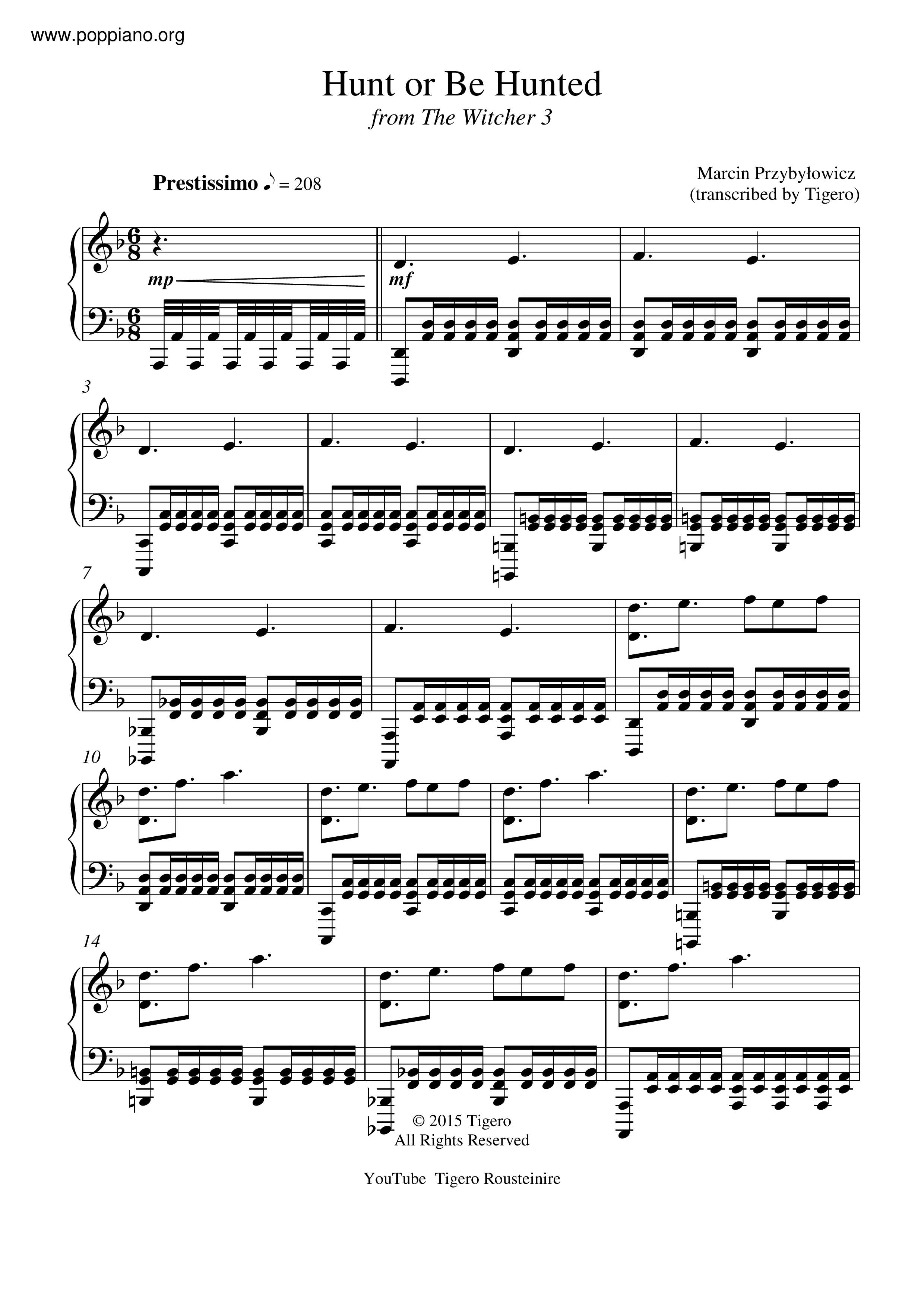 Hunt Or Be Hunted Score