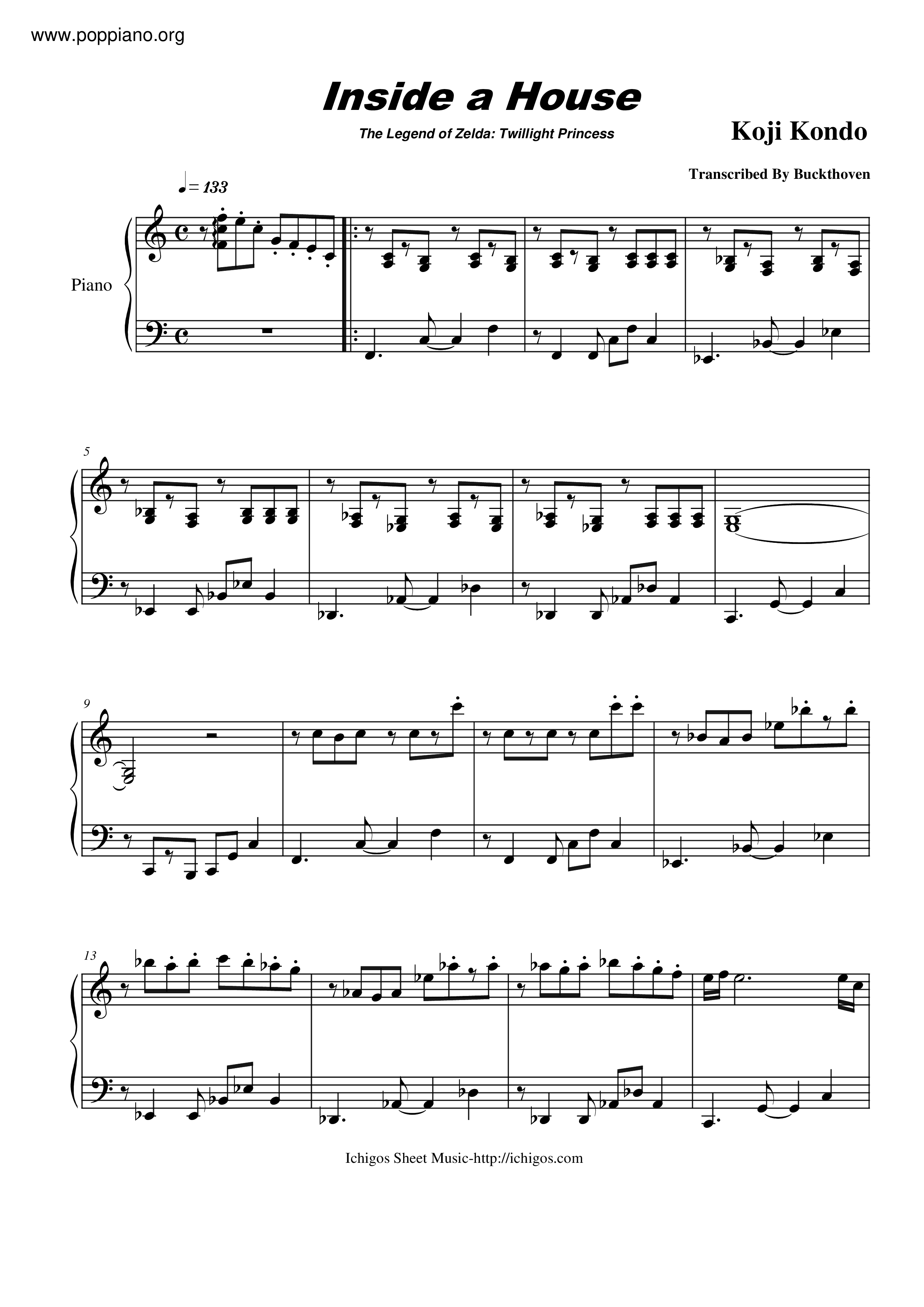 Inside A House Score