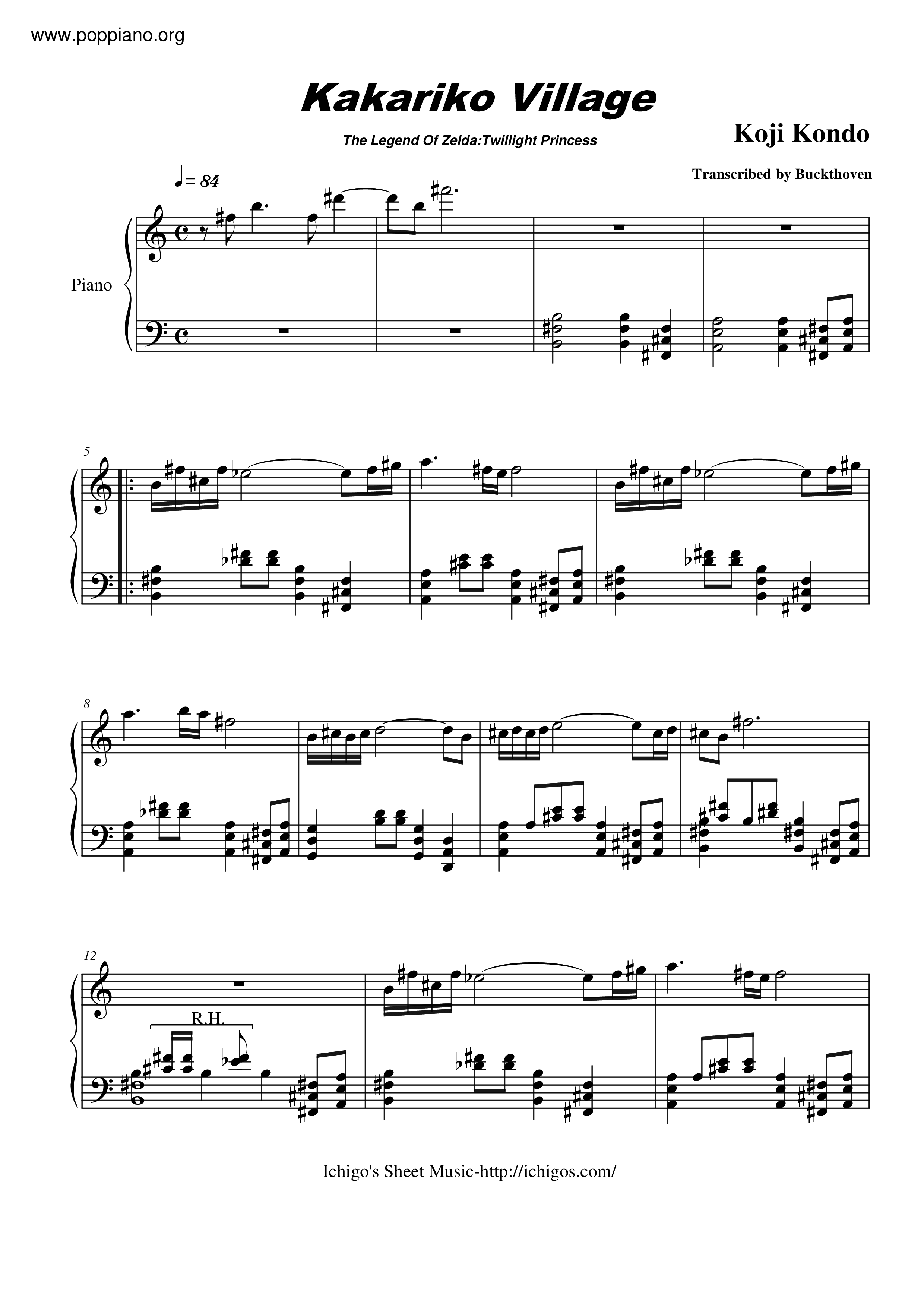 Kakariko Village Score