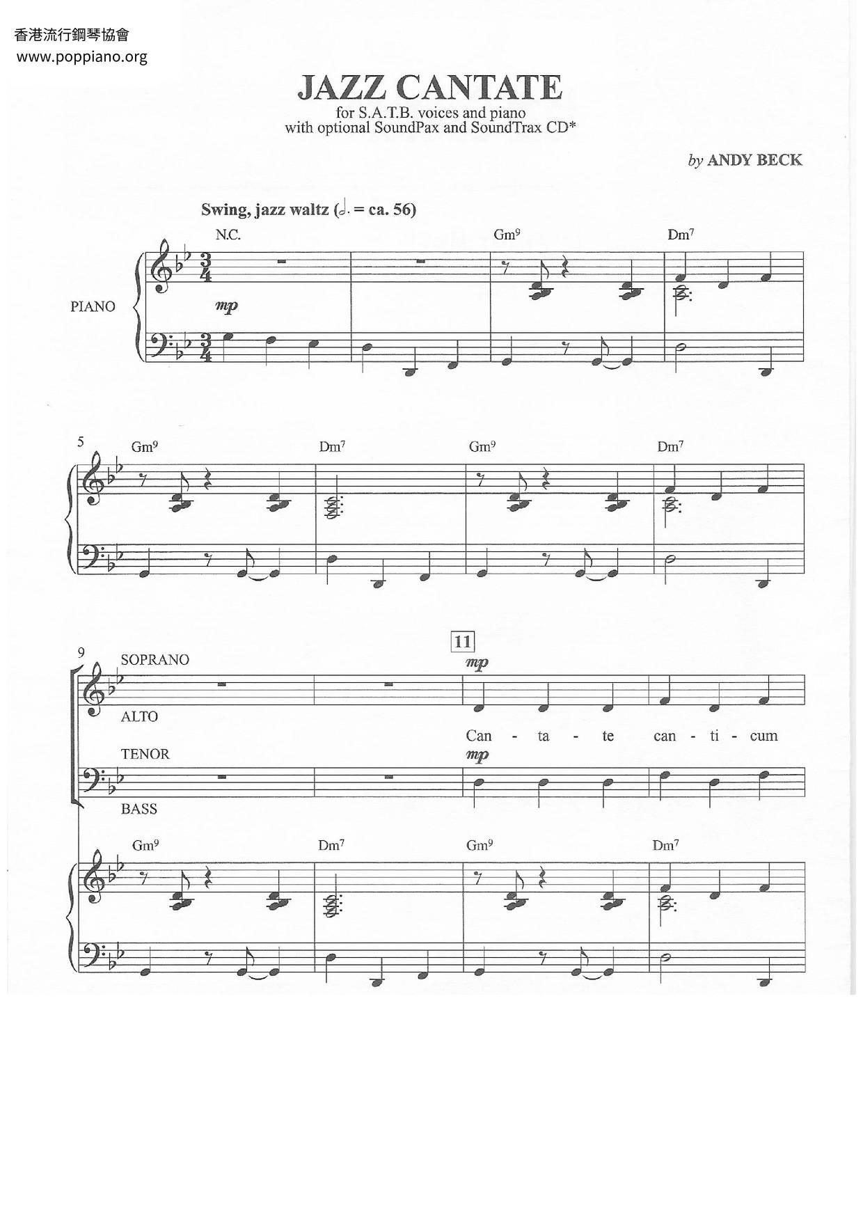 Jazz Cantate Score