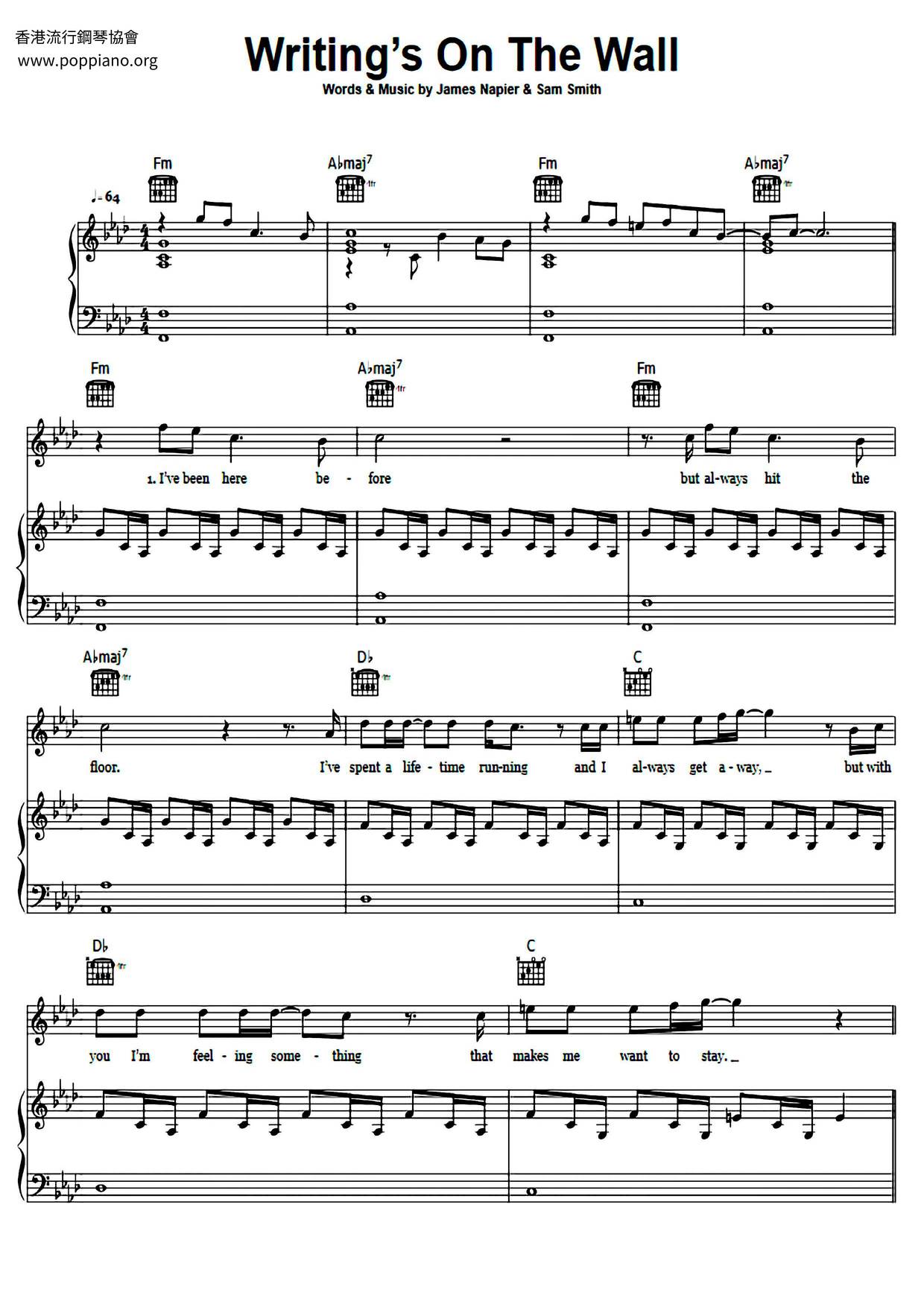 Spectre - Writing's On The Wall Score