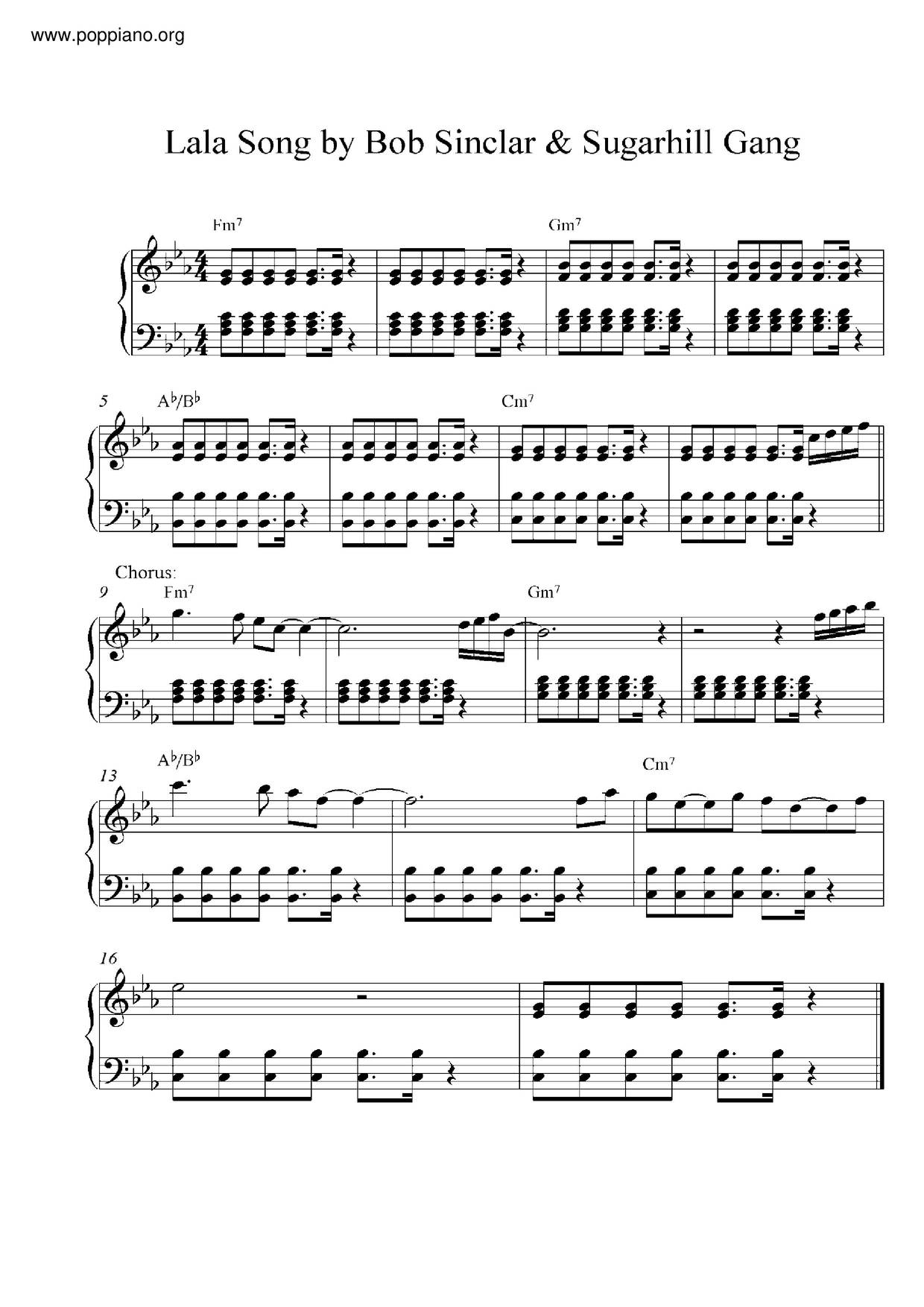Lala Song Score