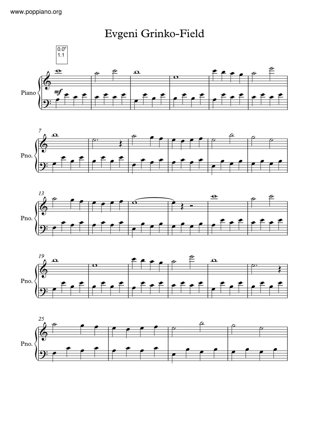 Field Score