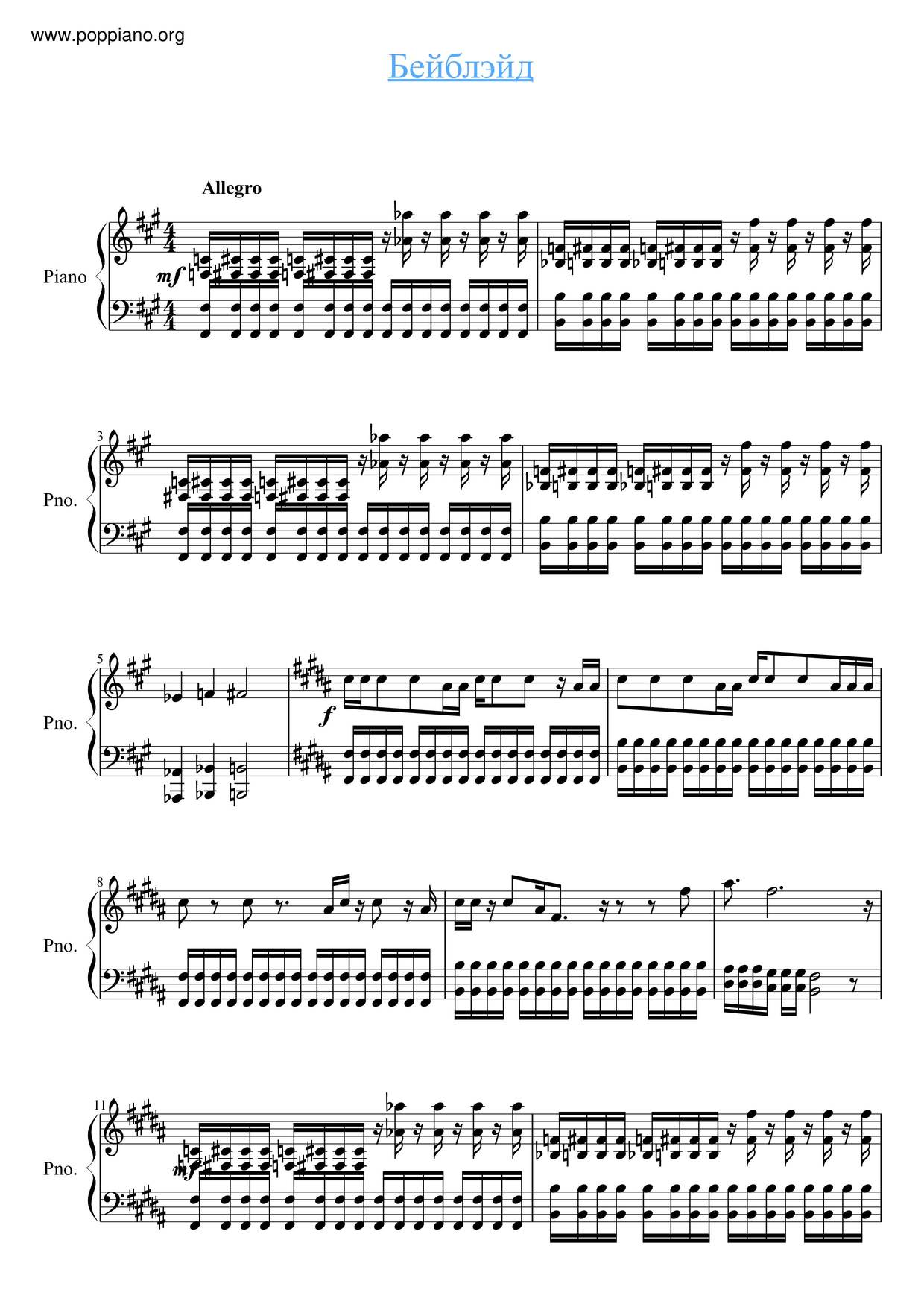 Beyblade Theme Score