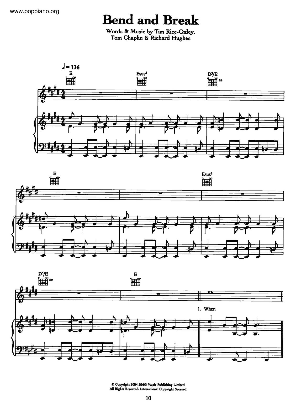 Bend & Break Score