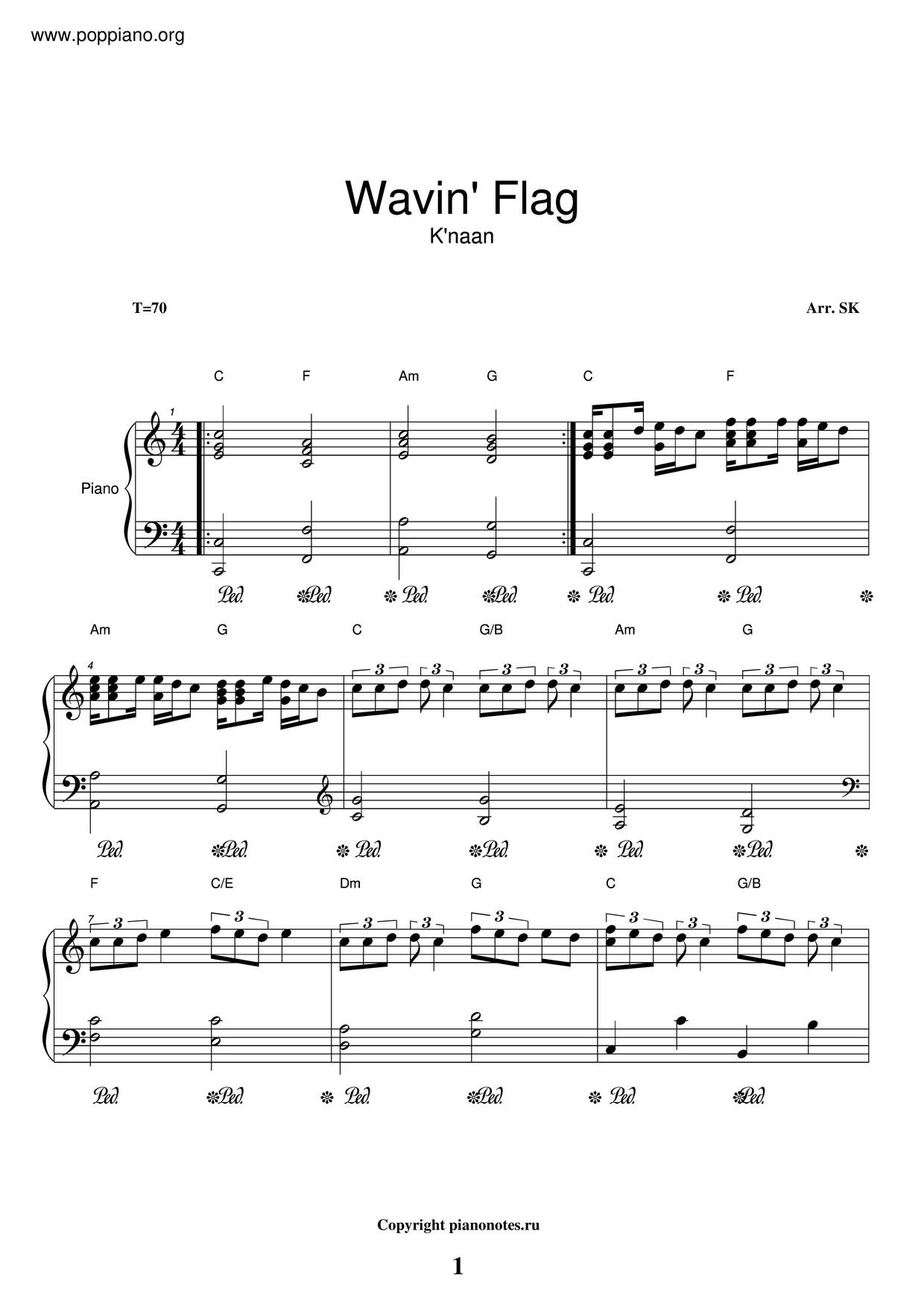 Waving Flag Score