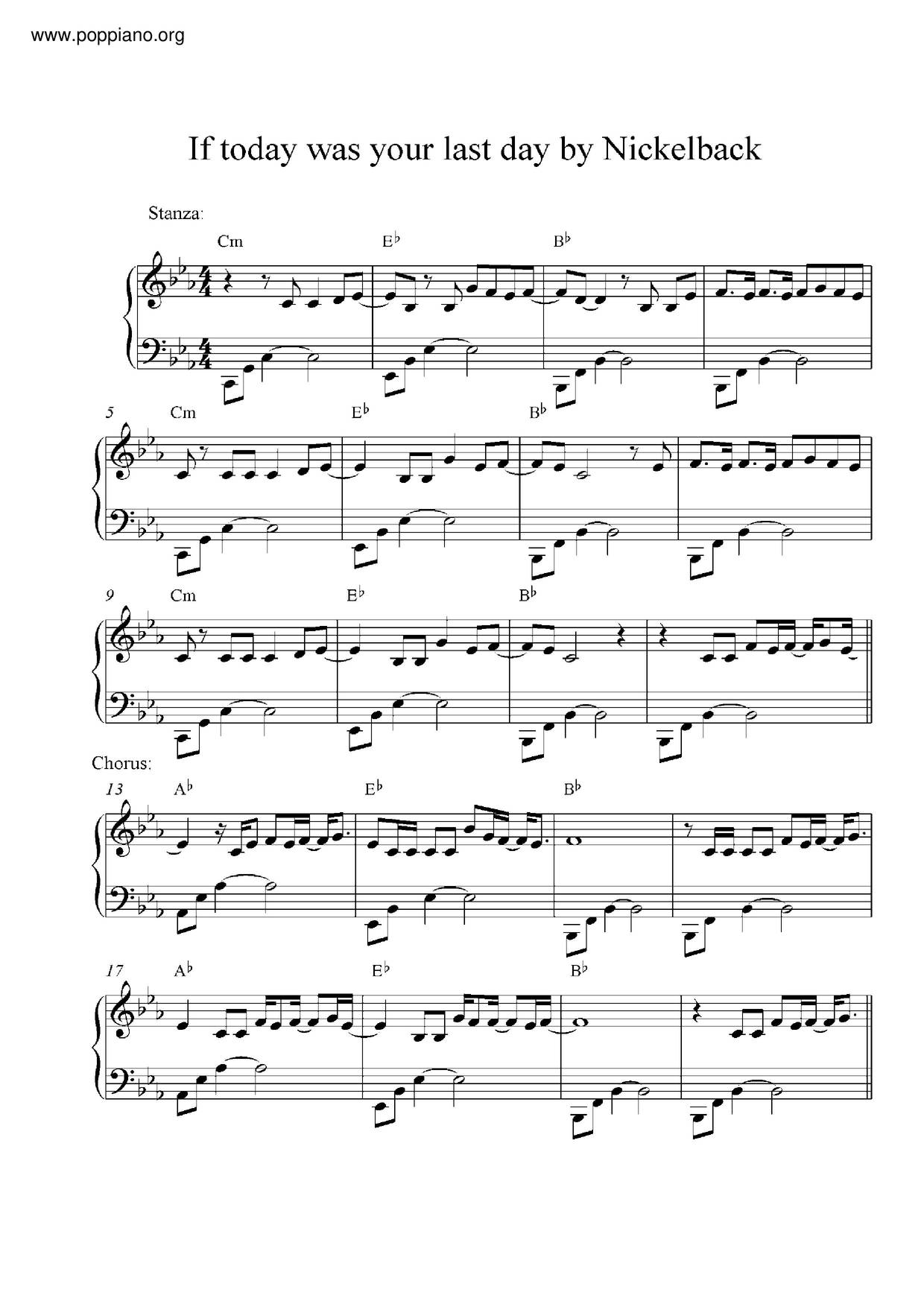 If Today Was Your Last Day Score