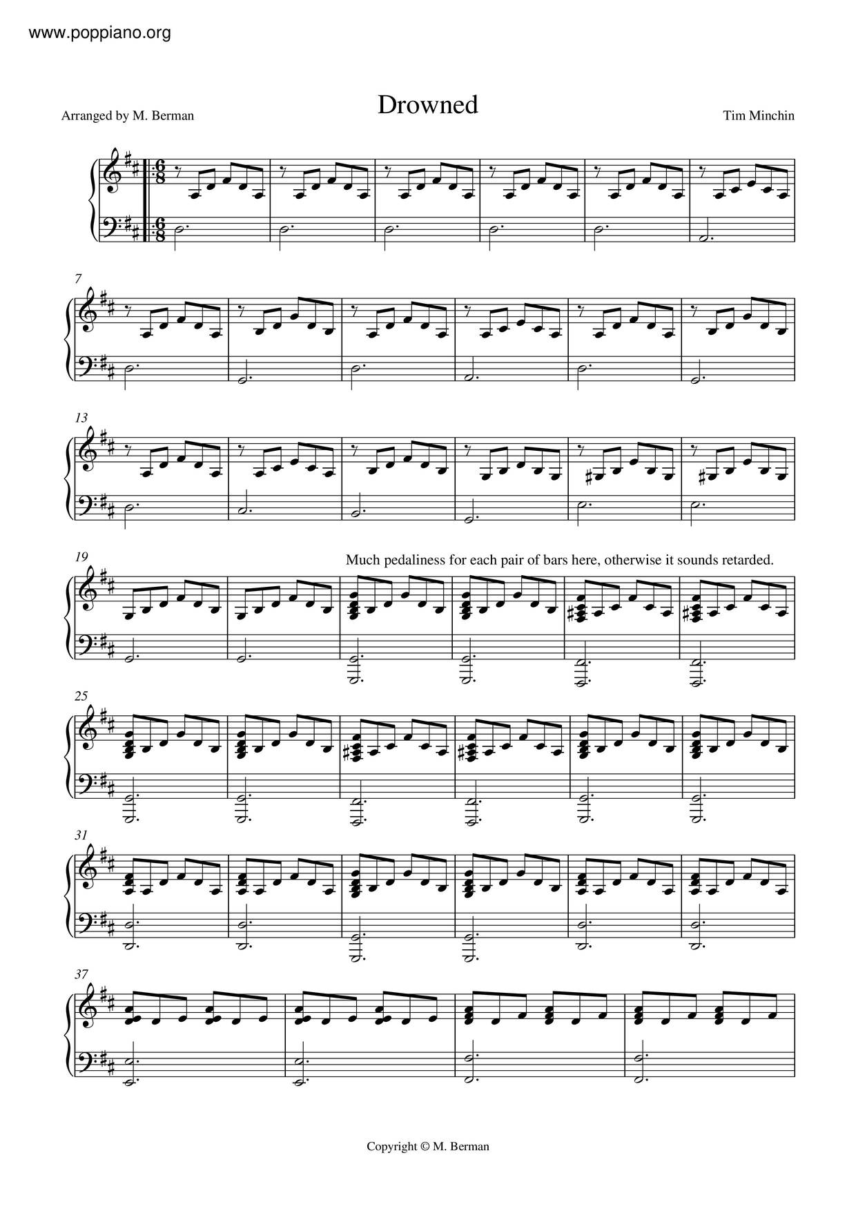 Drowned Score