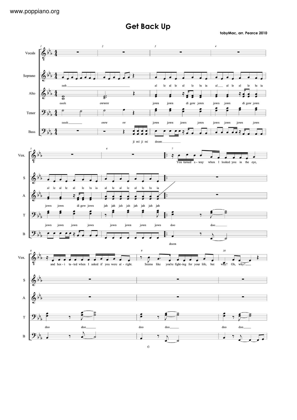 Get Back Up Score