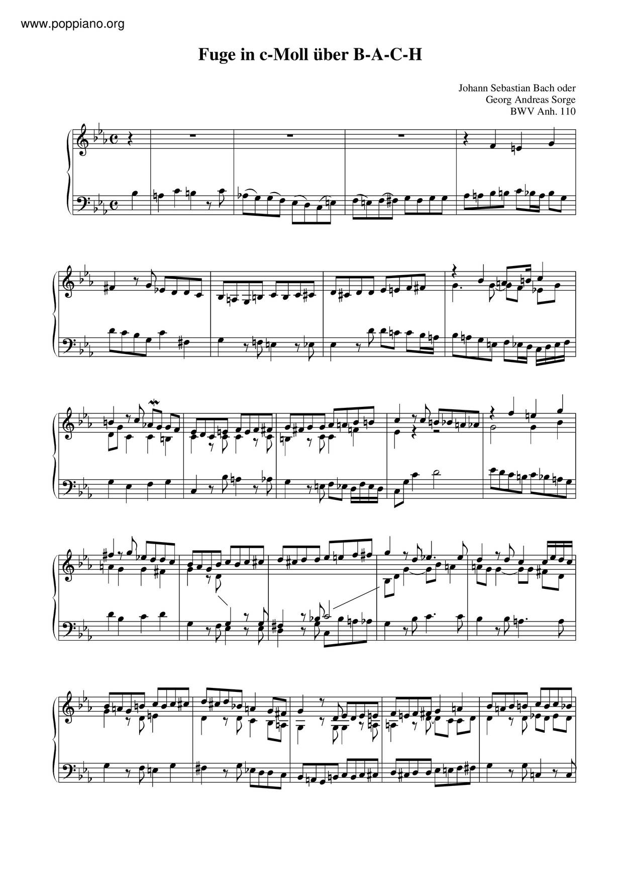 Fugue Score