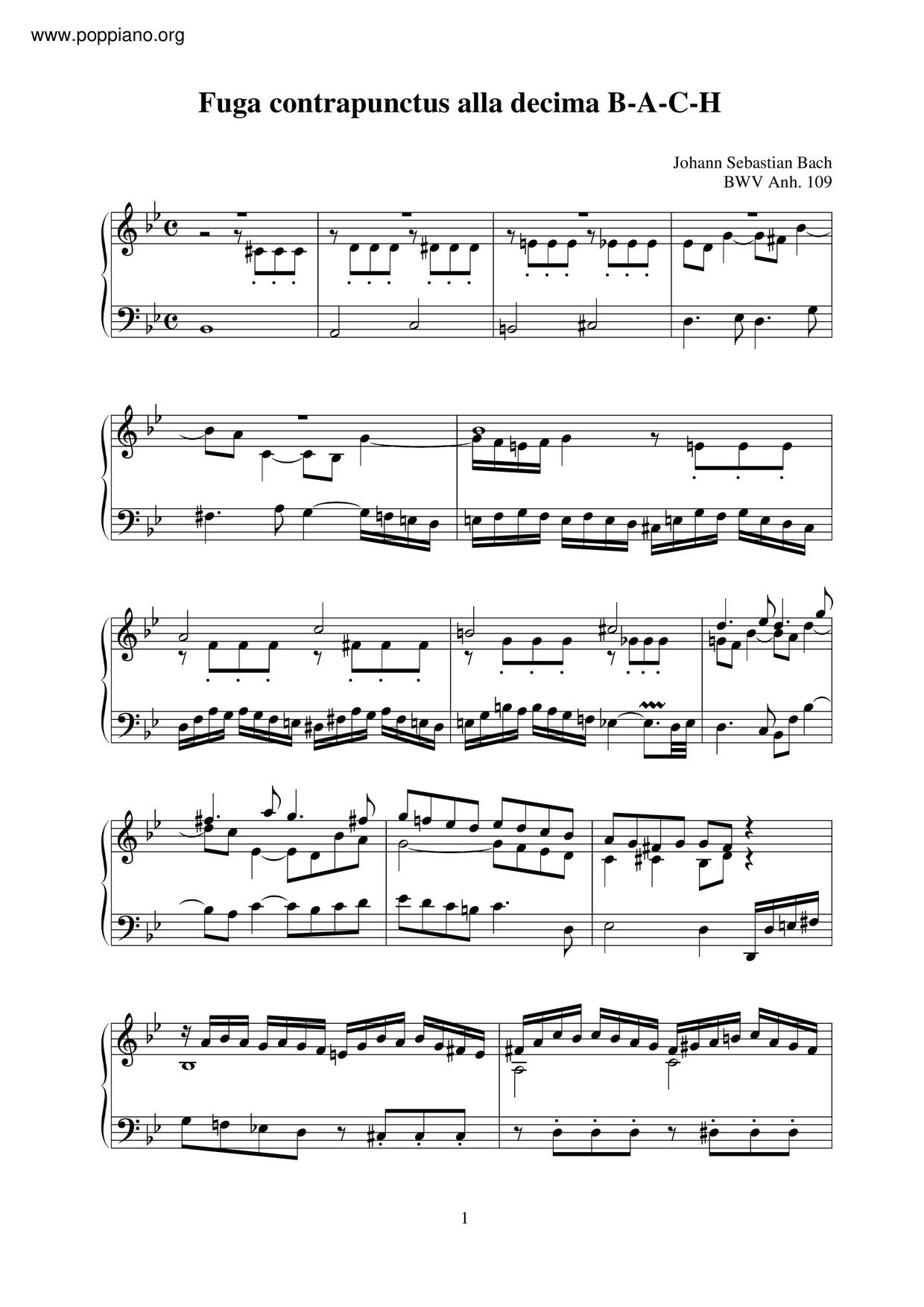Fugue Score