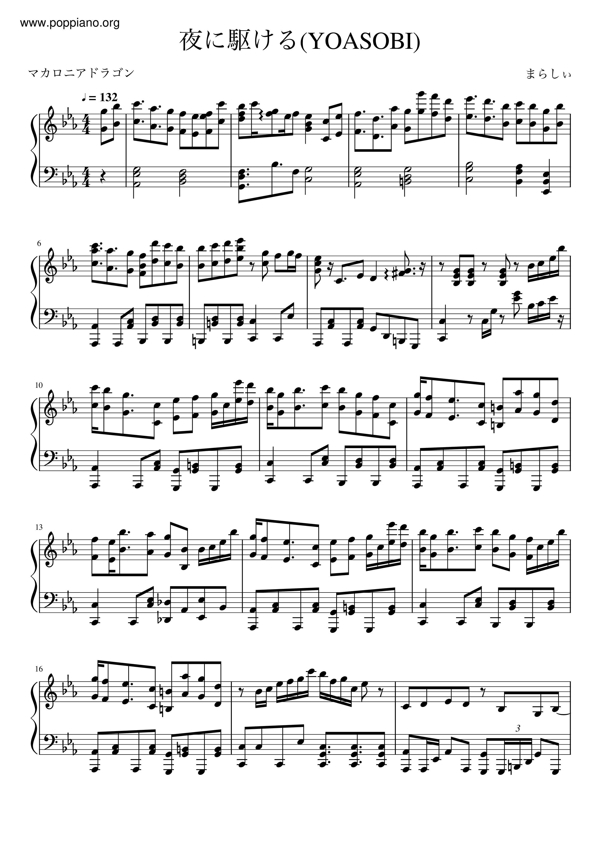 Racing Into The Night Score