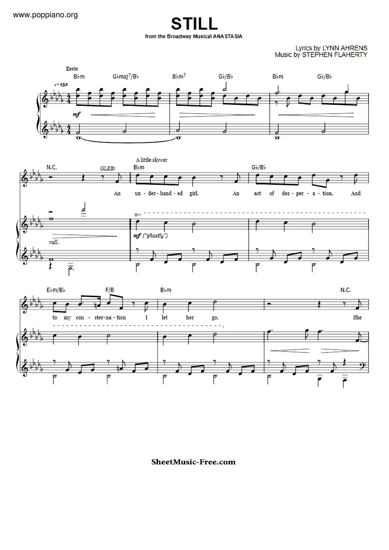 Anastasia - Still Score