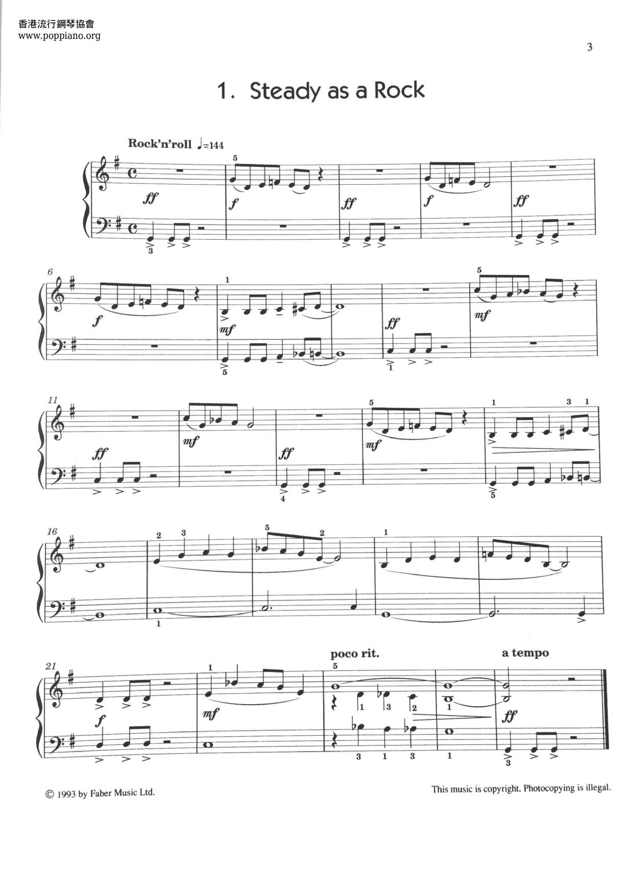 Easy Jazzin' About Score