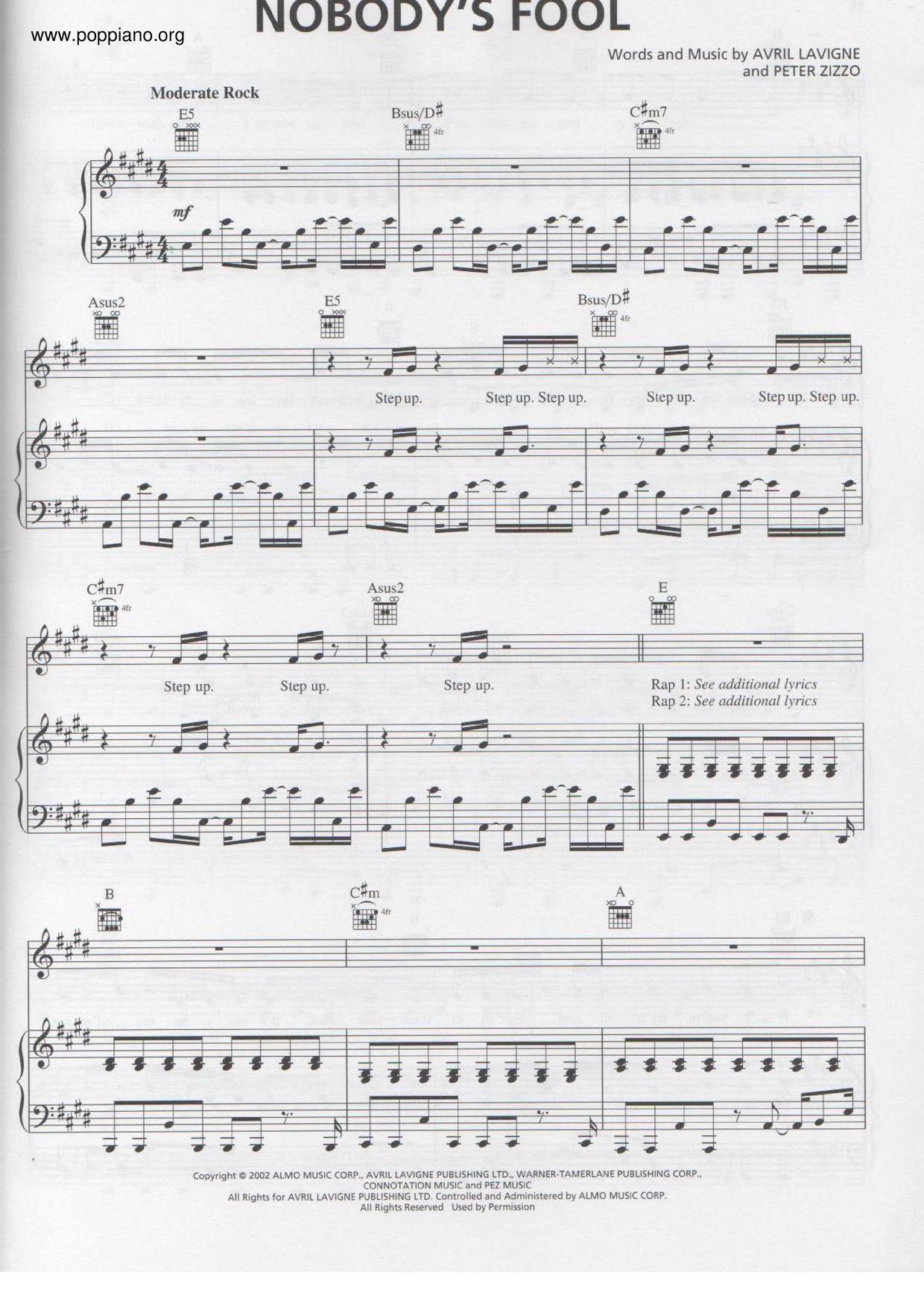 Nobody's Fool Score