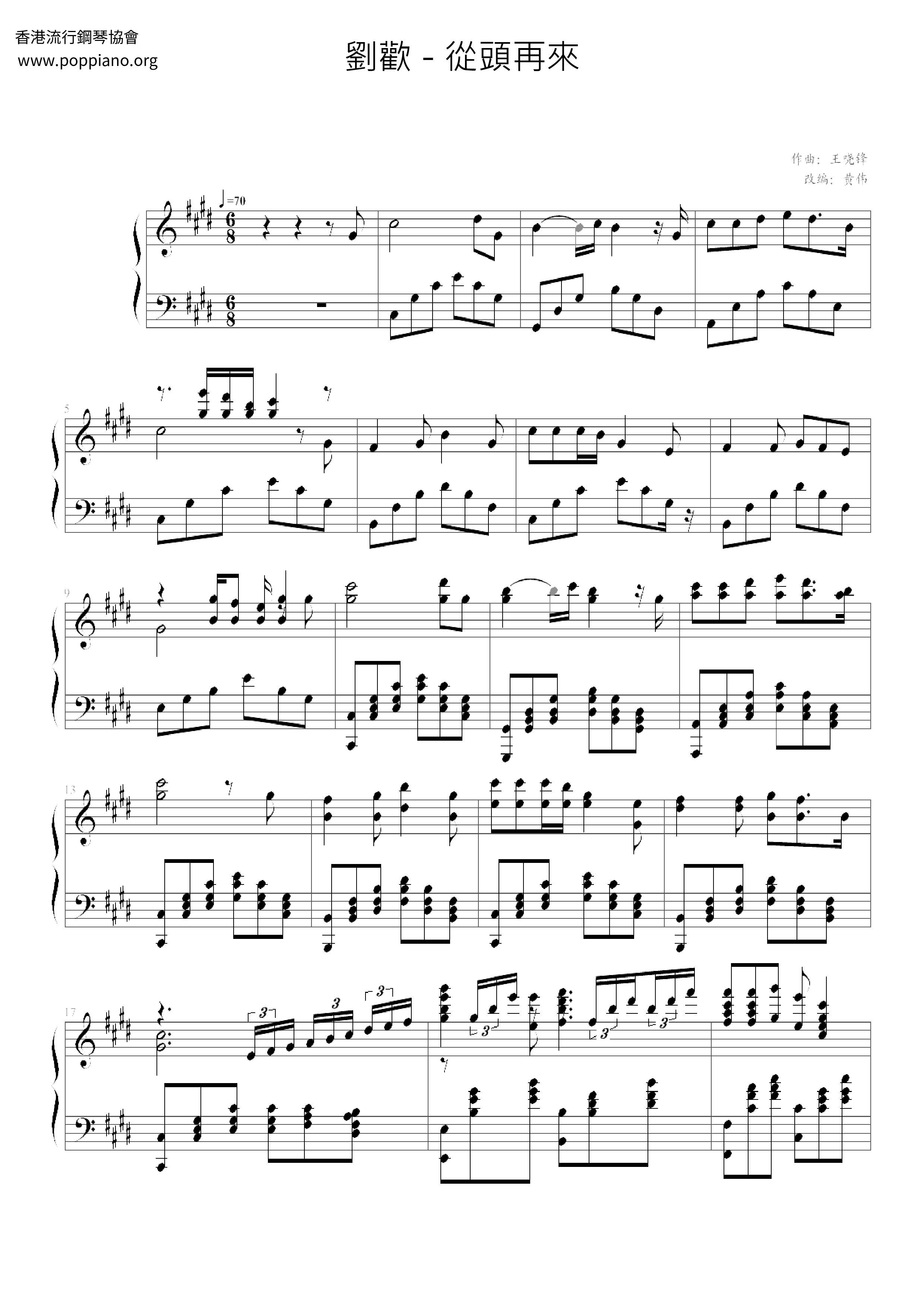 Start Over Score