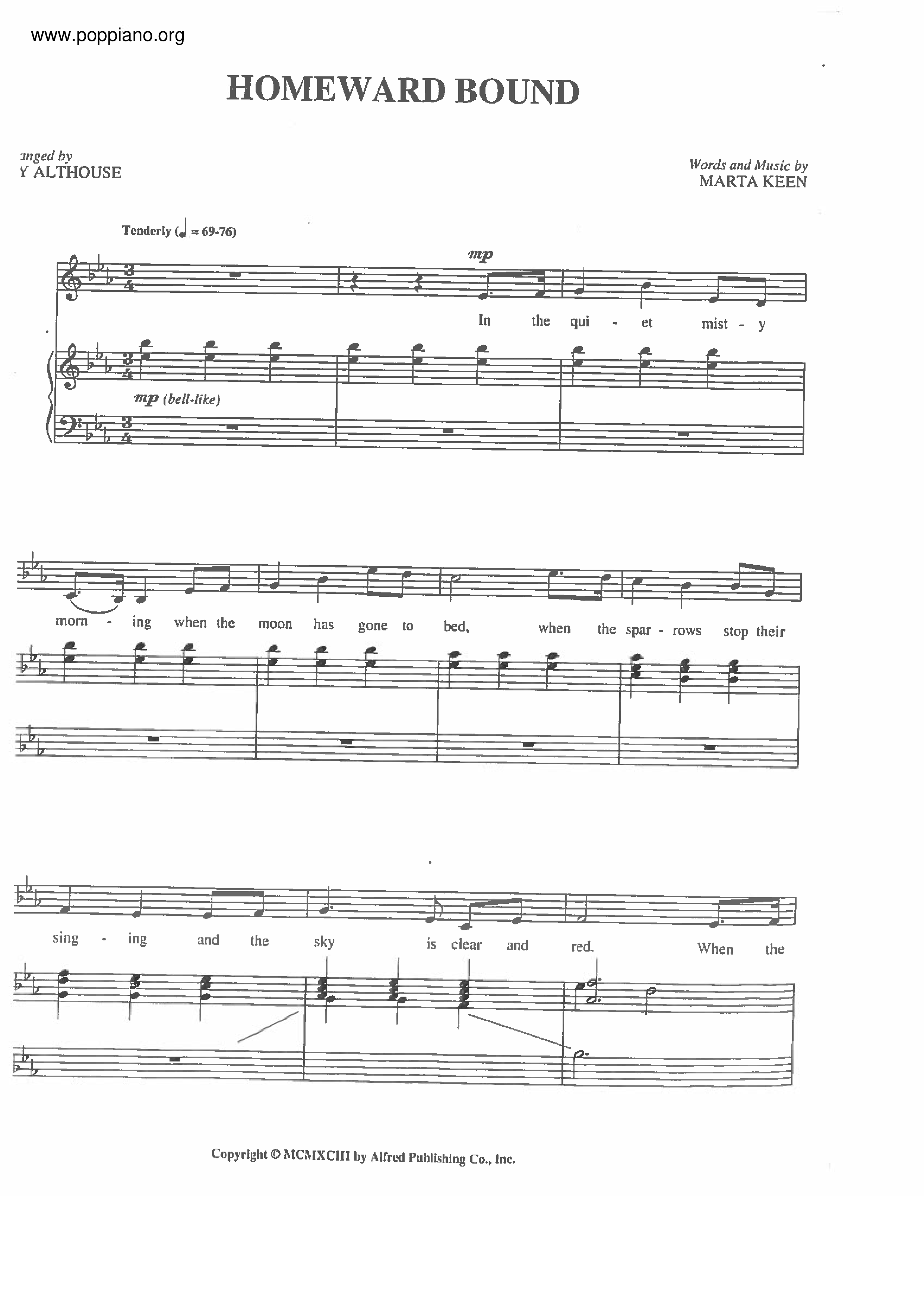 Homeward Bound Score
