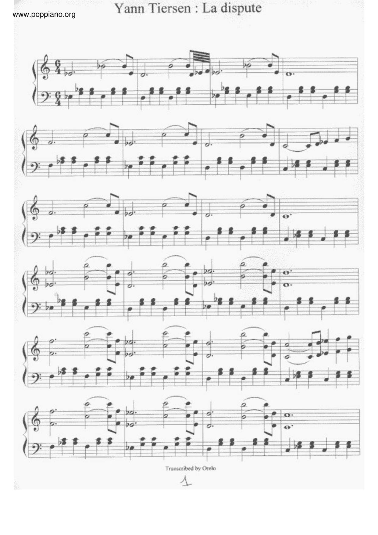La Dispute Score