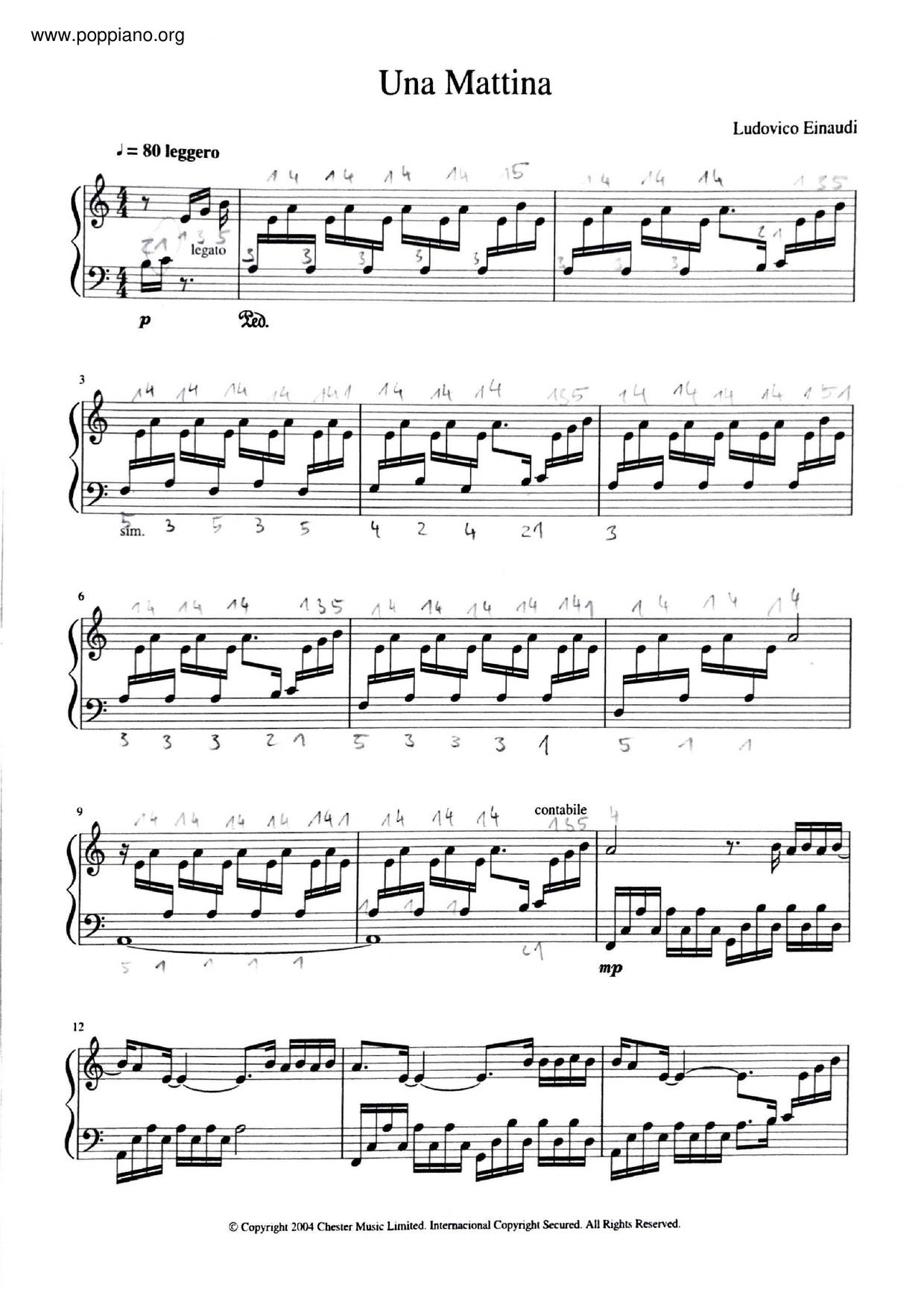 The Intouchables - Una Mattina Score